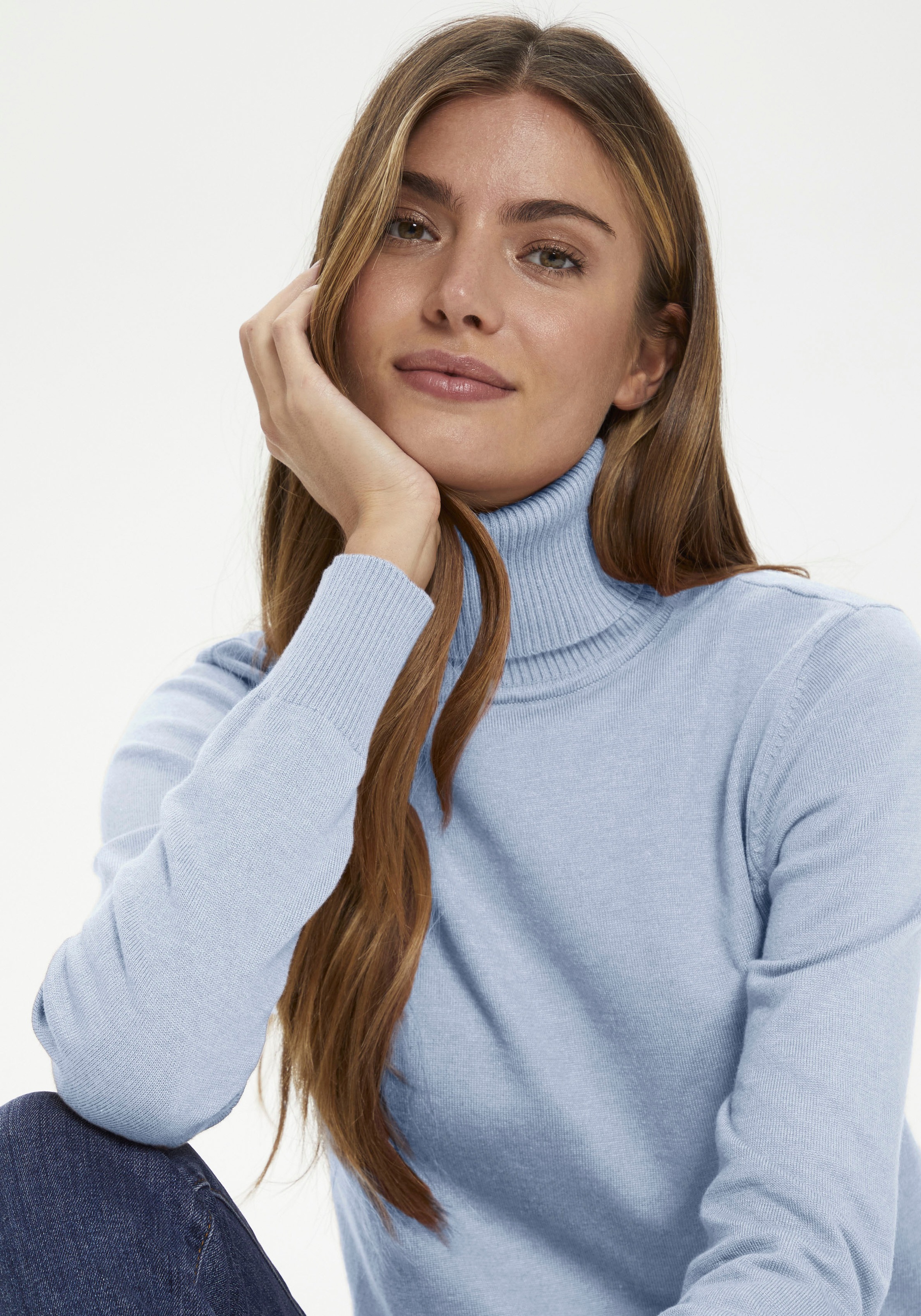 Saint Tropez Rollkragenpullover »J2046, MilaSZ Rollneck«