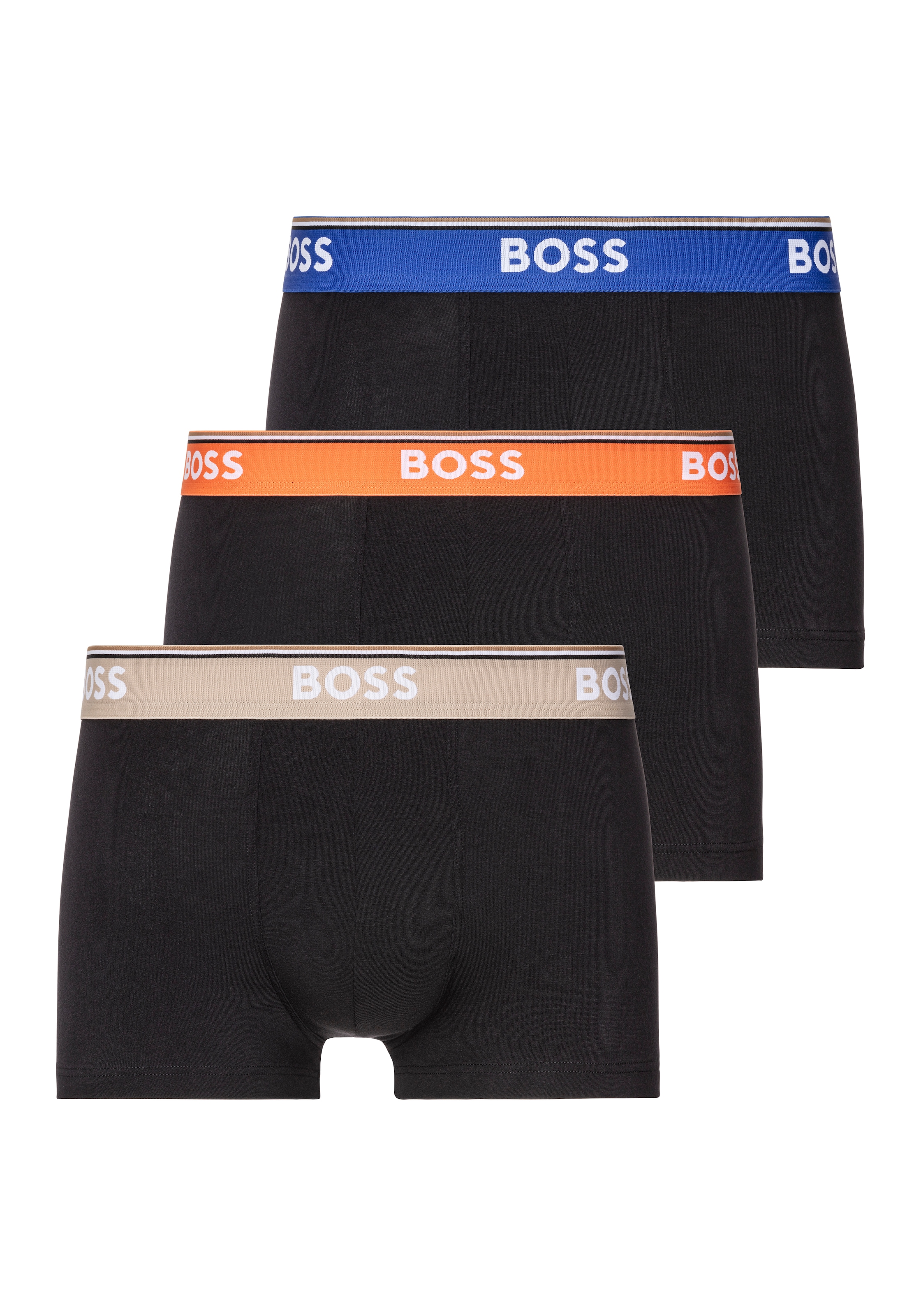 BOSS Trunk »3P Power«, (Packung, 3 St.), mit BOSS Schriftzug auf dem Bund
