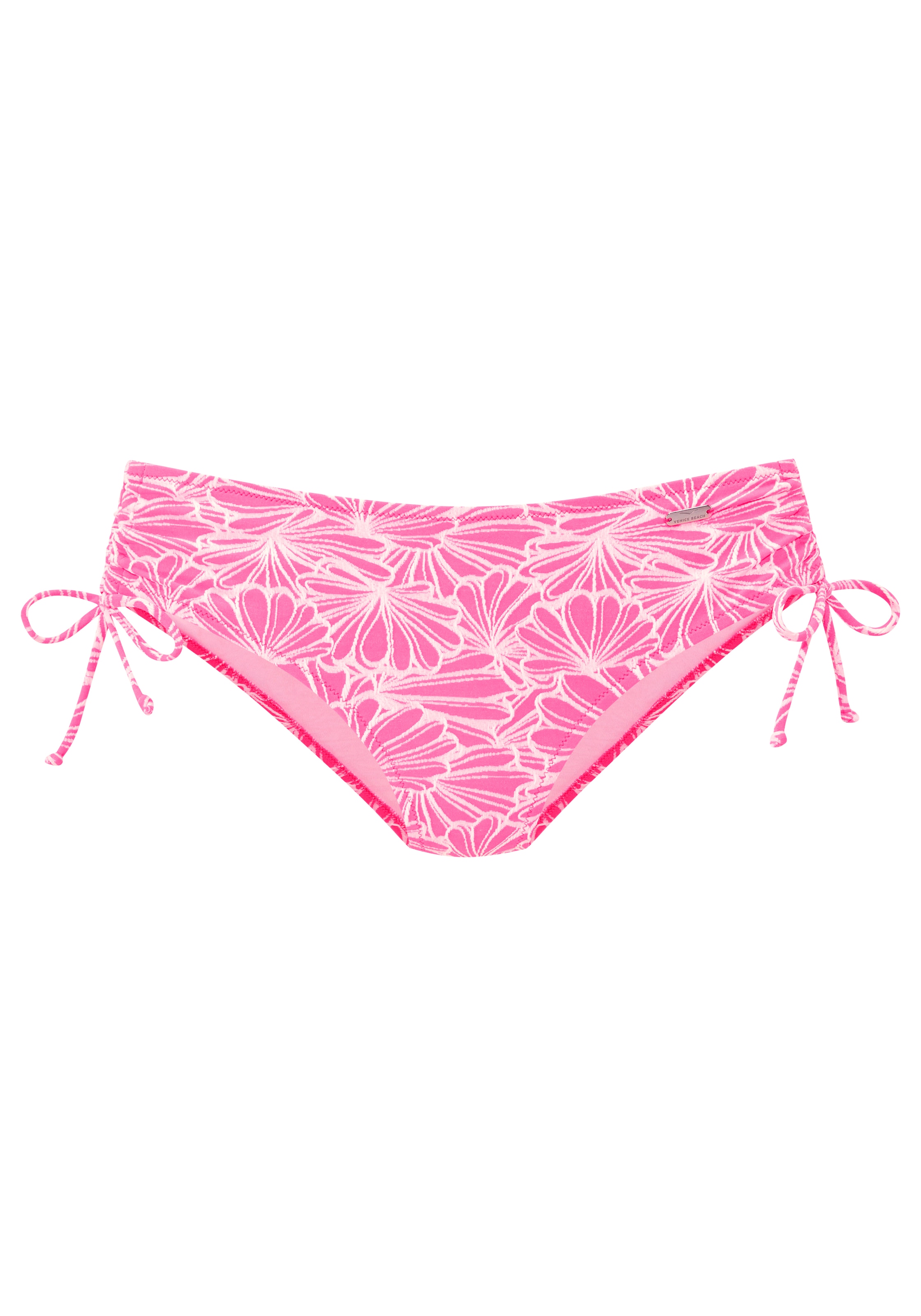 Venice Beach Bikini-Hose »Peony« in höherer Schnittform und modischer Strukturware