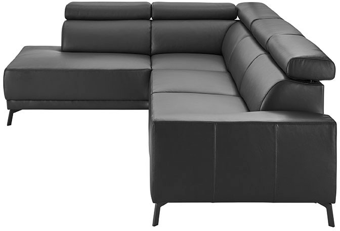 3C Candy Ecksofa »Greve modern und bequem, inkl. manueller Kopfteilverstellung, L-Form«, wahlweise mit motorischem Sitzvorzug