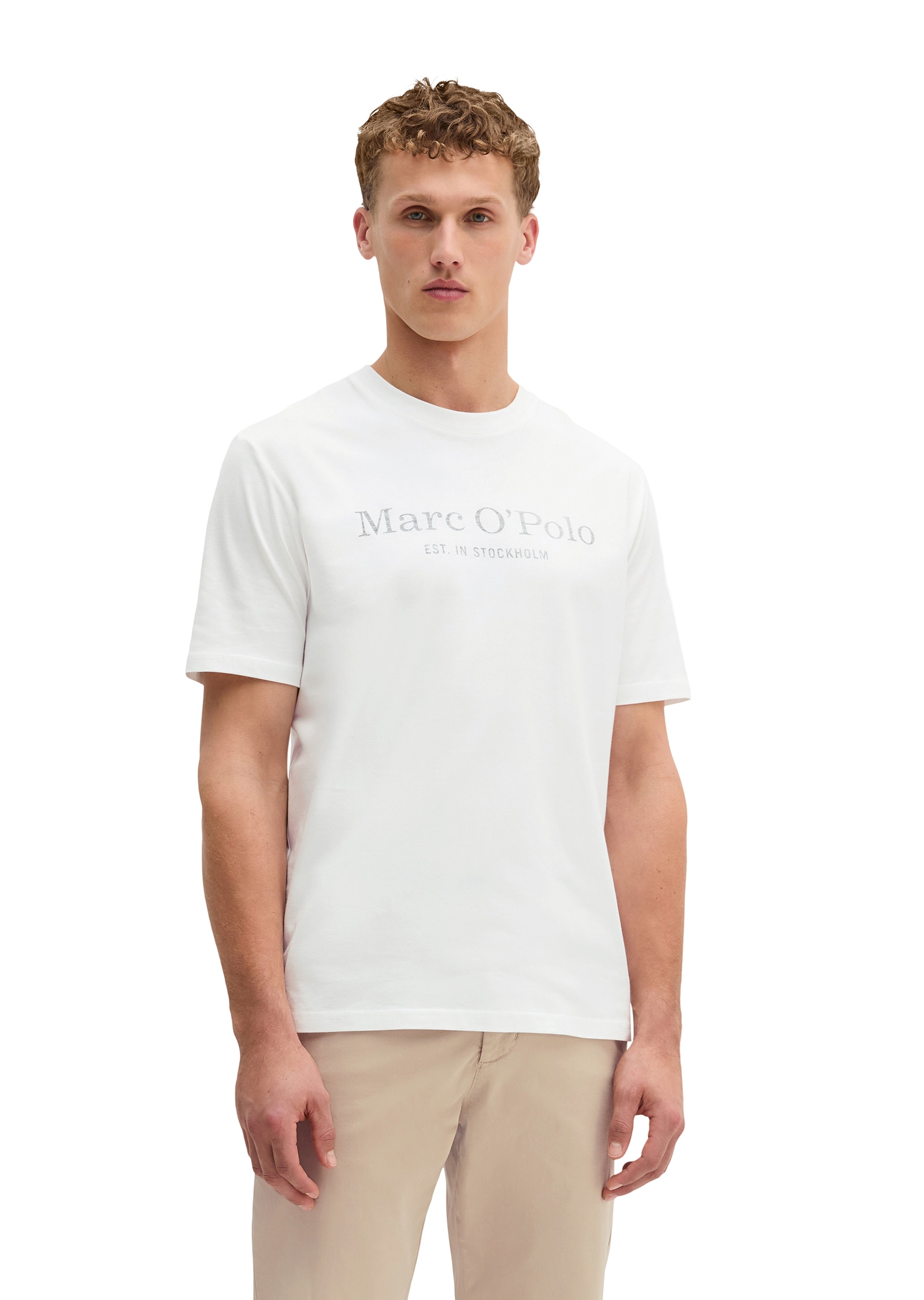 Marc O'Polo T-Shirt klassisches Logo-T-Shirt