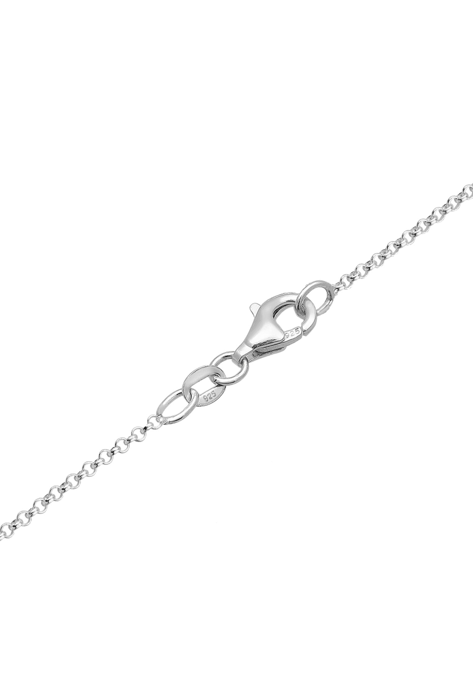 Elli Silberkette »Halskette Weiß 925 Sterling Silber, mit Kristallen von Swarovski®«