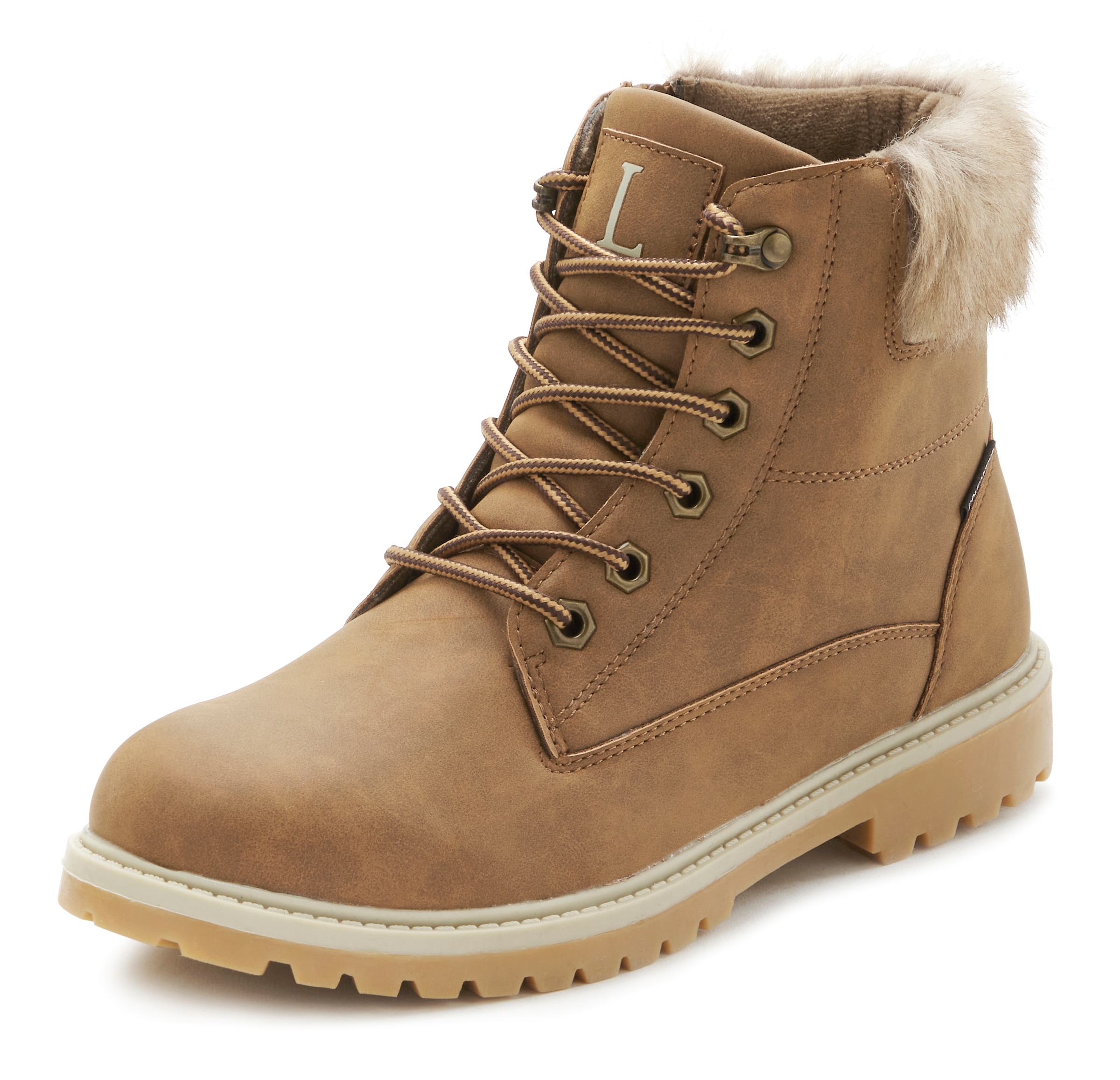 LASCANA Stiefelette, wind- & wasserabweisend,Winterboots, Outdoorstiefel, Winterstiefelette