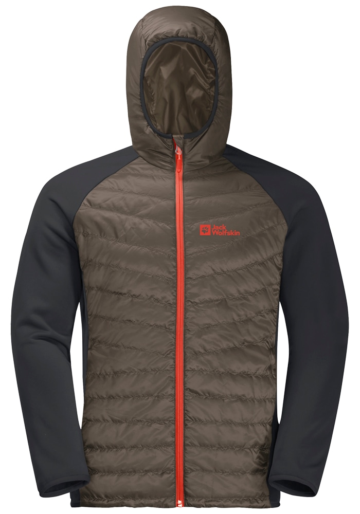 Jack Wolfskin Hybridjacke »ROUTEBURN PRO HYBRID M«, mit Kapuze