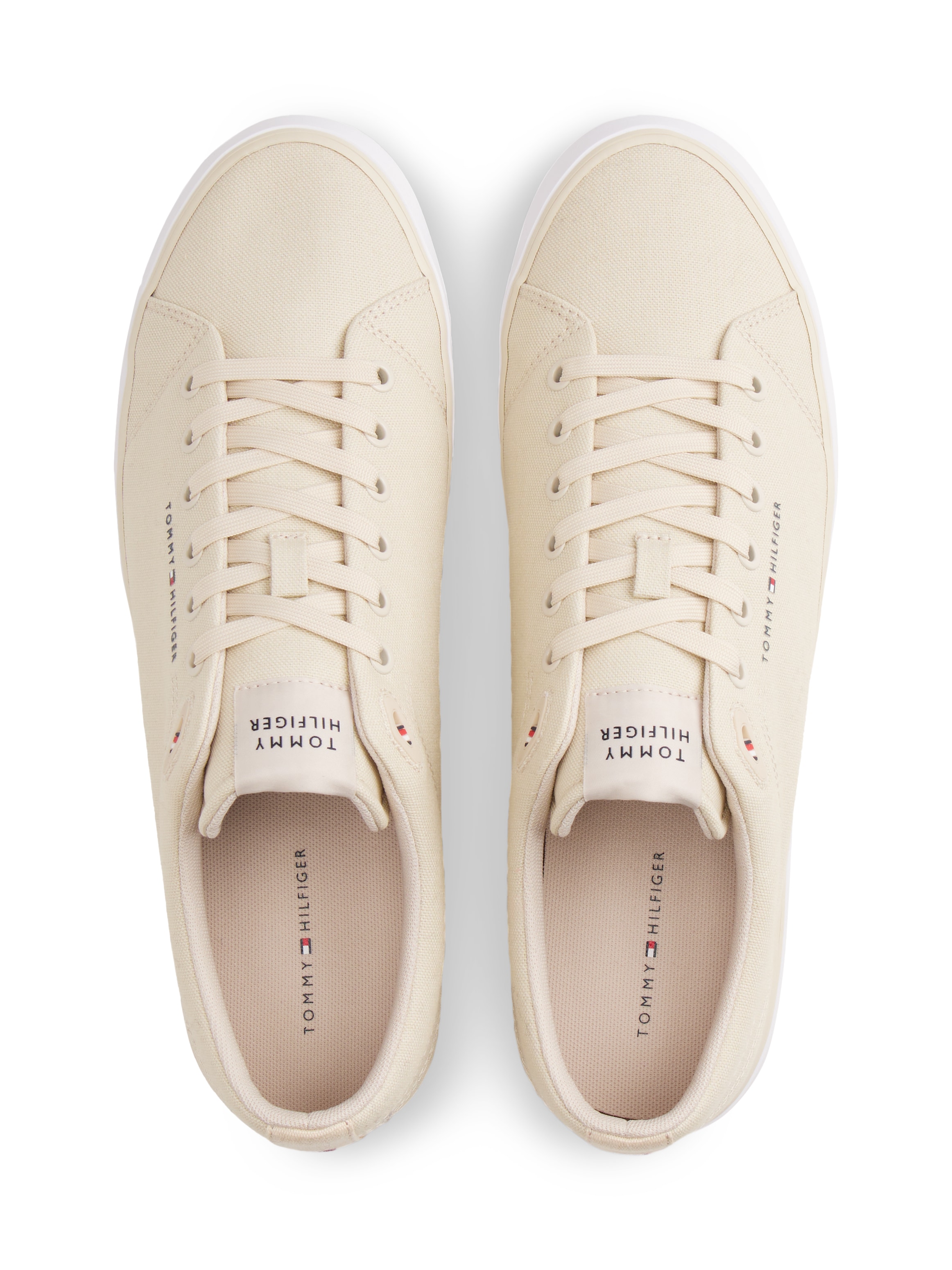 Tommy Hilfiger Sneaker »HARLEM CORE II CVS«  Freizeitschuh, Halbschuh, Schnürer mit Logo-Aufnäher an der Schuhzunge