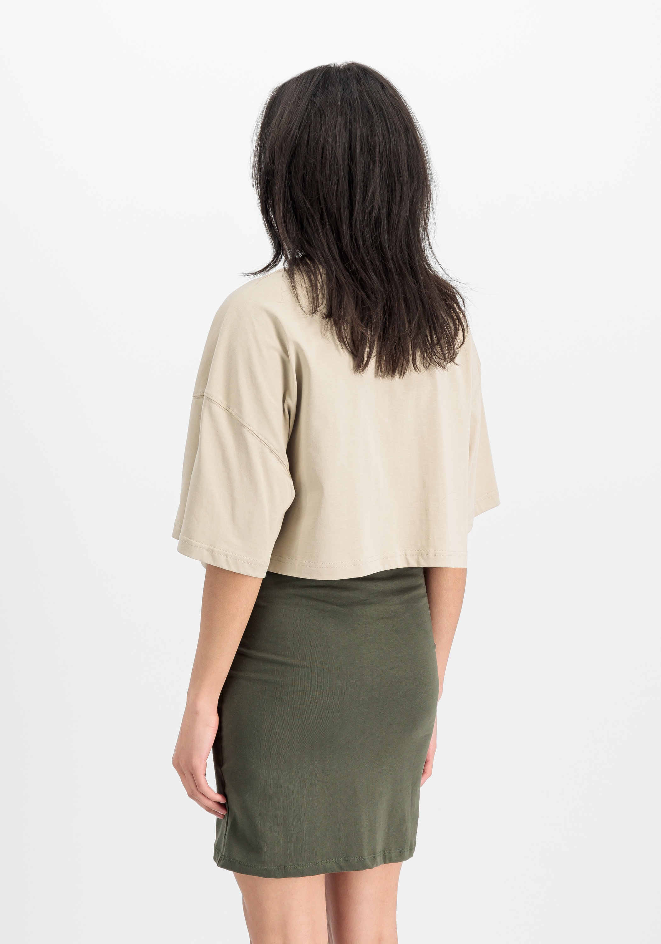 Alpha Industries T-Shirt »Basic T-Shirt SL Cropped PP W«