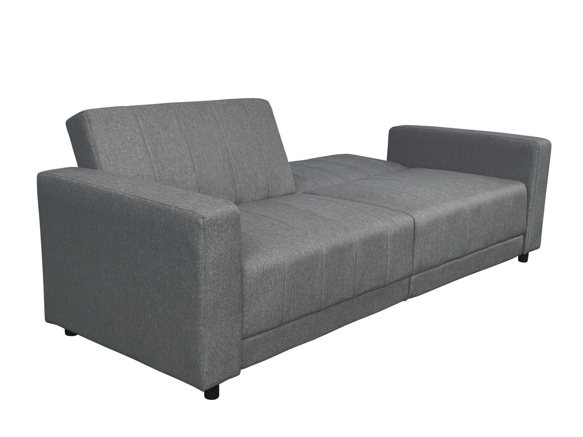 Dorel Home 3-Sitzer »Allie II Schlafsofa 225 cm«, Bett-Funktion (108/190cm), Rückenlehne 2-teilig, mit Steppung
