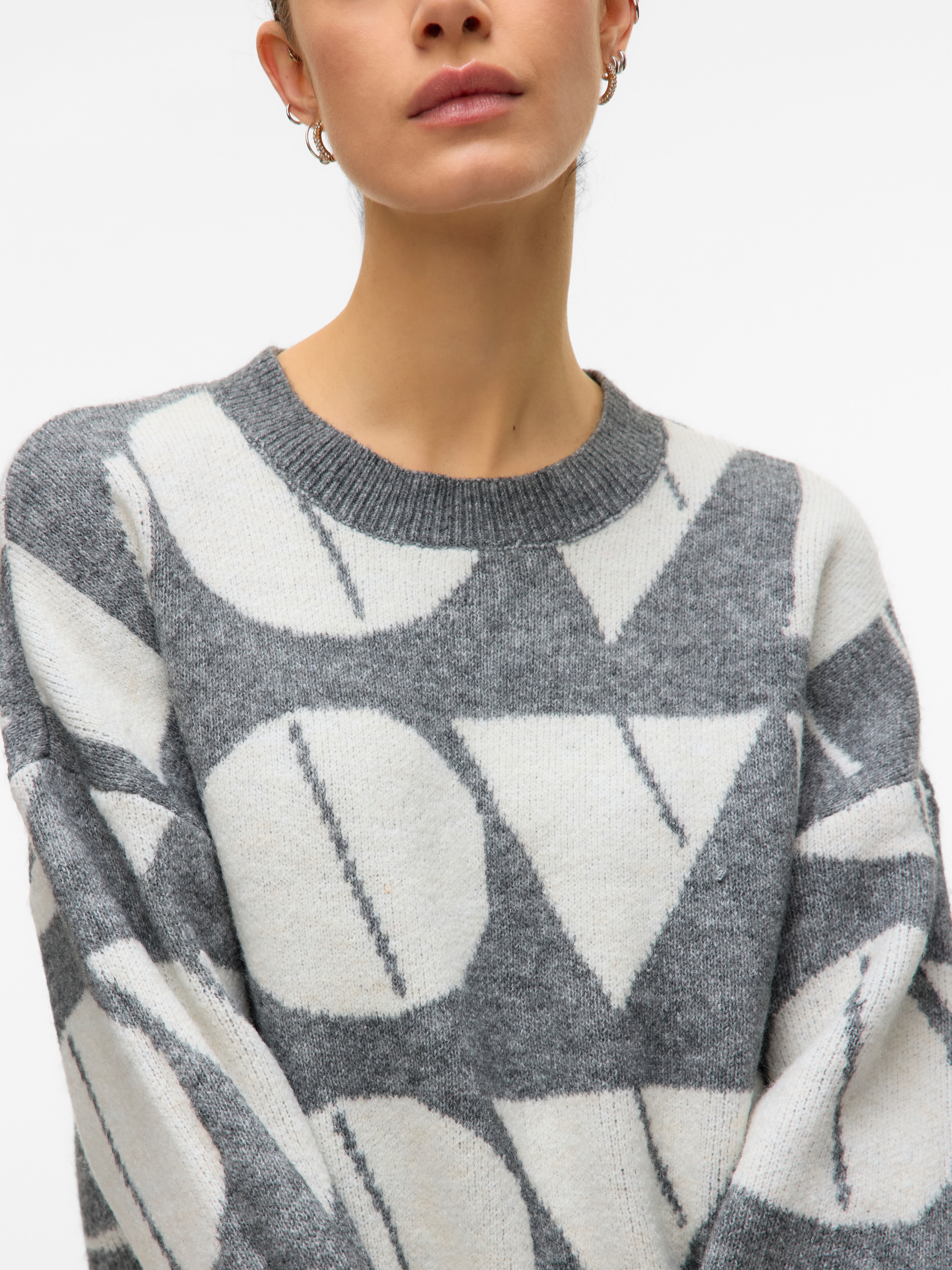 Vero Moda Strickpullover »VMLOVE LS O-NECK PULLOVER BOO«