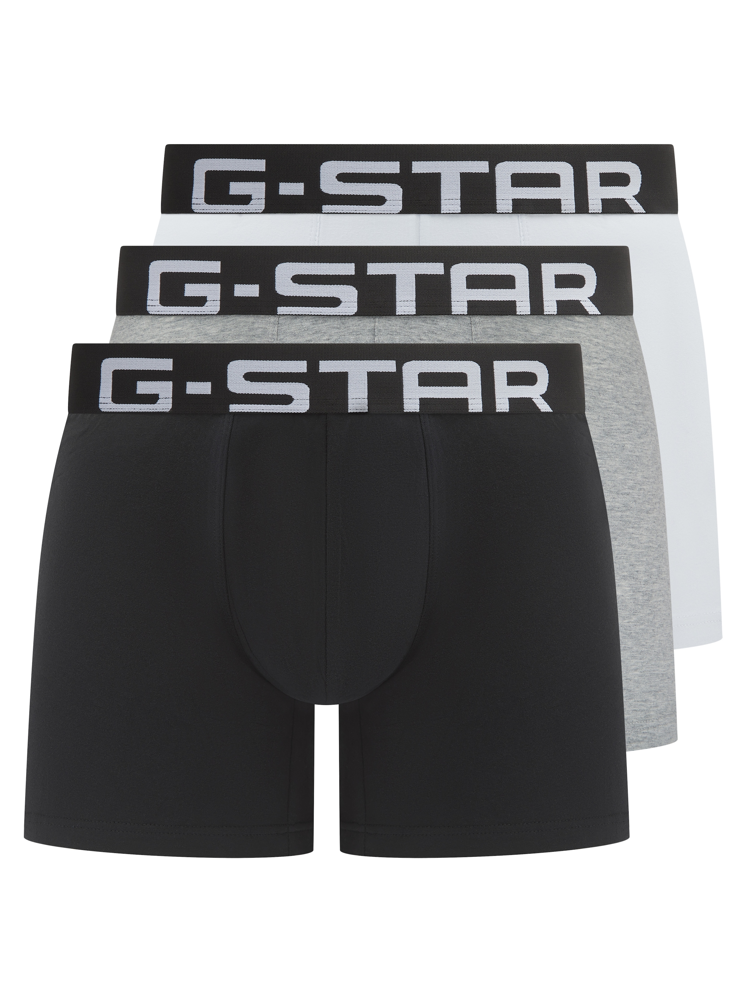G-STAR Boxershorts »OAK, 3 PACK TRUNKS« Packung, 3 Stk. mit Logobund