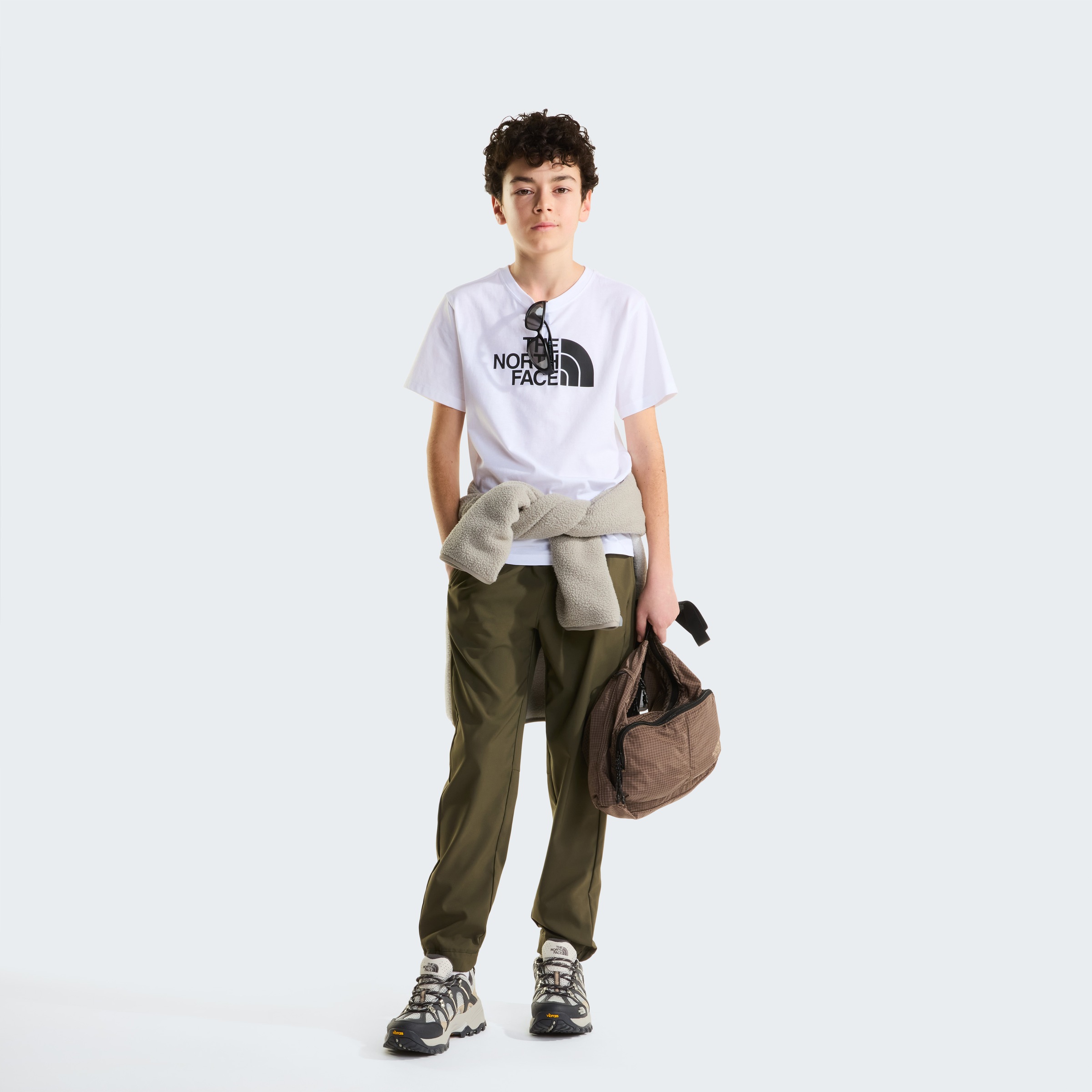 The North Face T-Shirt »TEEN EVOLUTION HALF DOME SS TEE« für Jugendliche, mit sportlichem Stil, Kurzarmdesign, aus Baumwolle