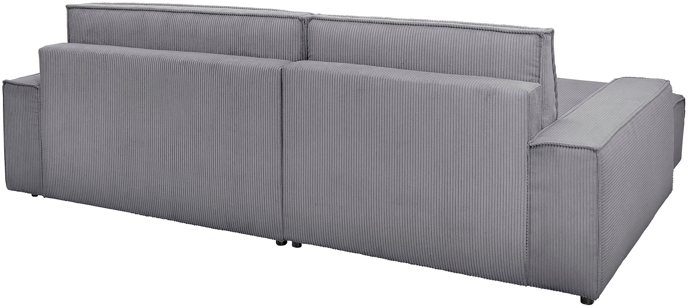 Home affaire Ecksofa »NEU: SHERWOODL XXL 284, Big-Sofa L-Form, tiefe Sitzfläche 95 cm, Cord,«, Leinenoptik, Recamiere rechts/links, auch als Schlafsofa stellbar