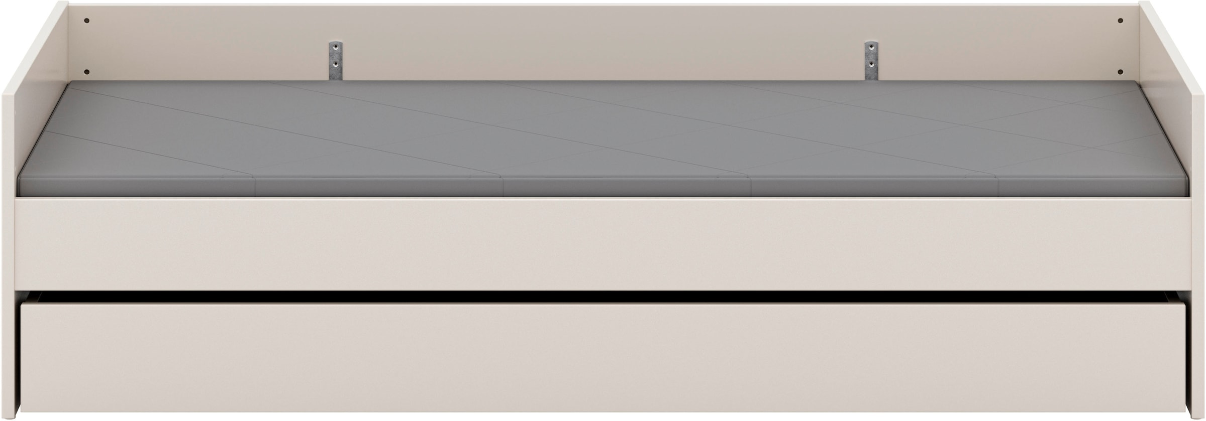 YUNY by PAIDI Kinderbett »SISTER LOU mit Bettkasten, Jugendliege« bietet extra Stauraum oder zweite Liegefläche, Kojenliege Beige