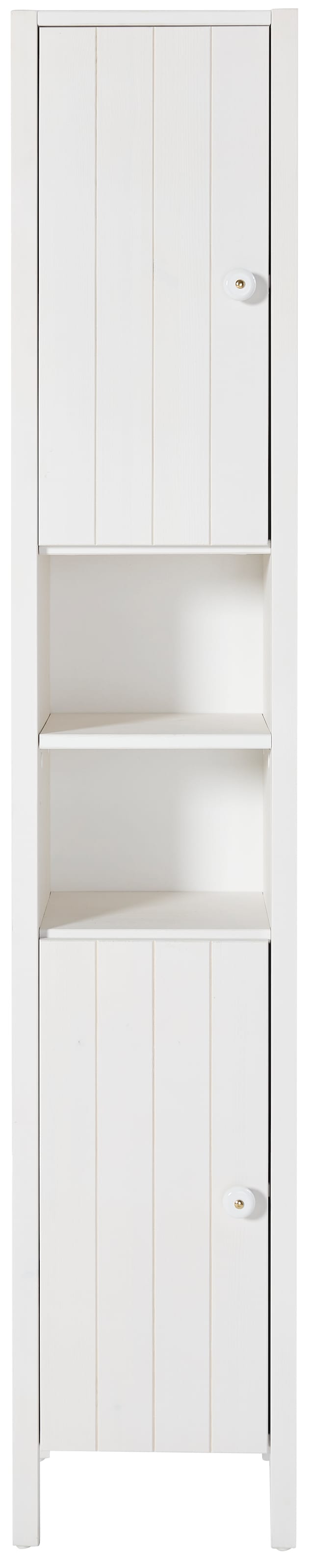 Home affaire Hochschrank »Tina«, Badmöbel, Schrank, Breite 31,5 cm, Massivholz