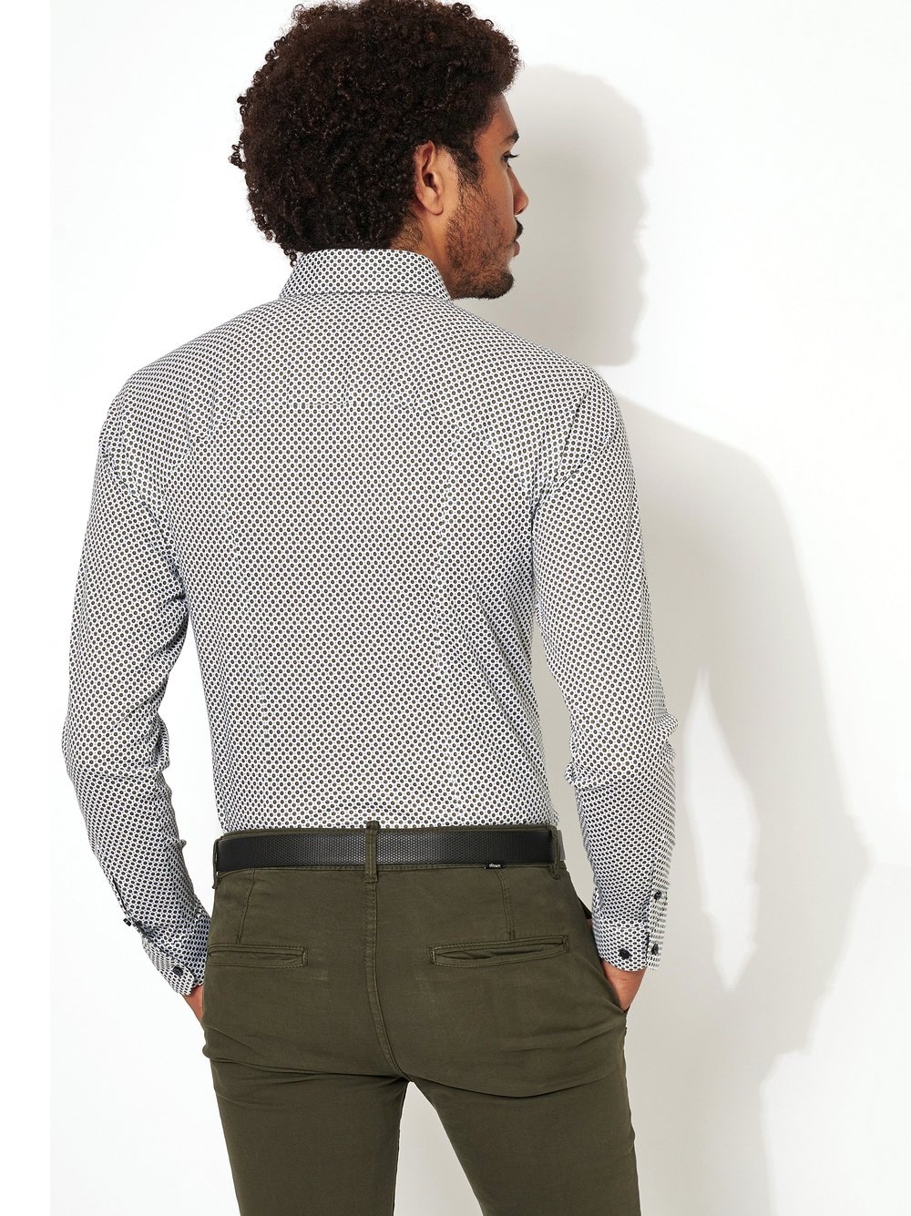 DESOTO Businesshemd »Casual Kent 1/1«, Mit Minimal Print