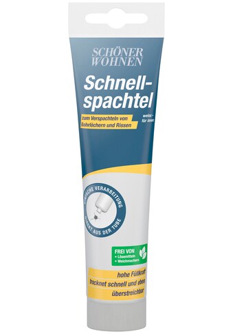 SCHÖNER WOHNEN FARBE Fertigspachtel »Schnellspachtel«, 100 ml, weiß, zum Verspachteln...