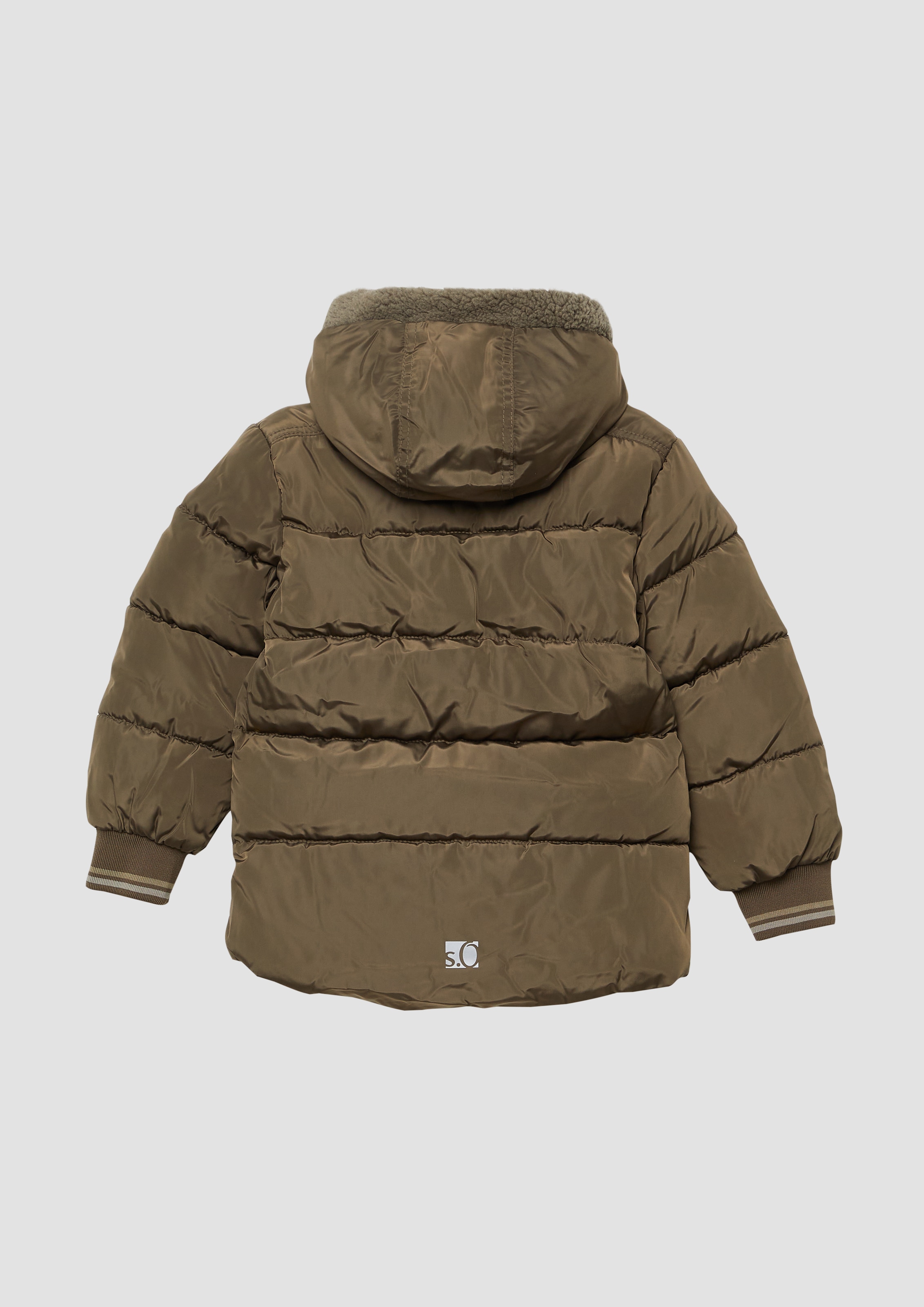 s.Oliver Junior Steppjacke, mit Kapuze, mit abnehmbarer Kapuze