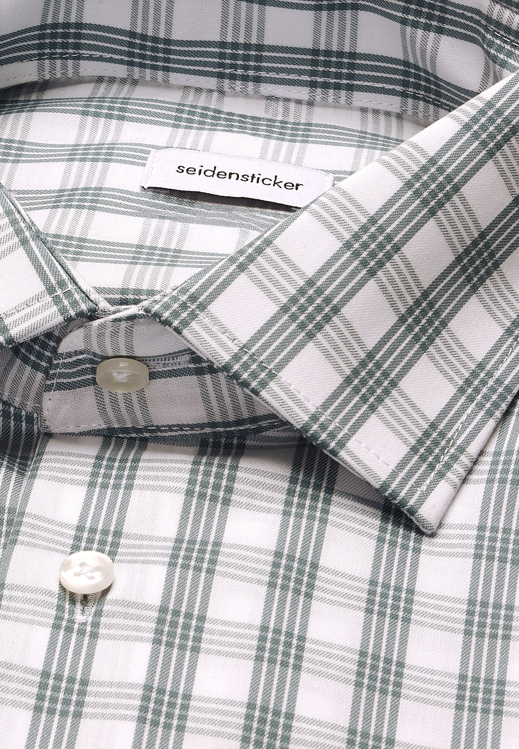 seidensticker Businesshemd »Slim« Slim 1/1 Kentkragen Karo