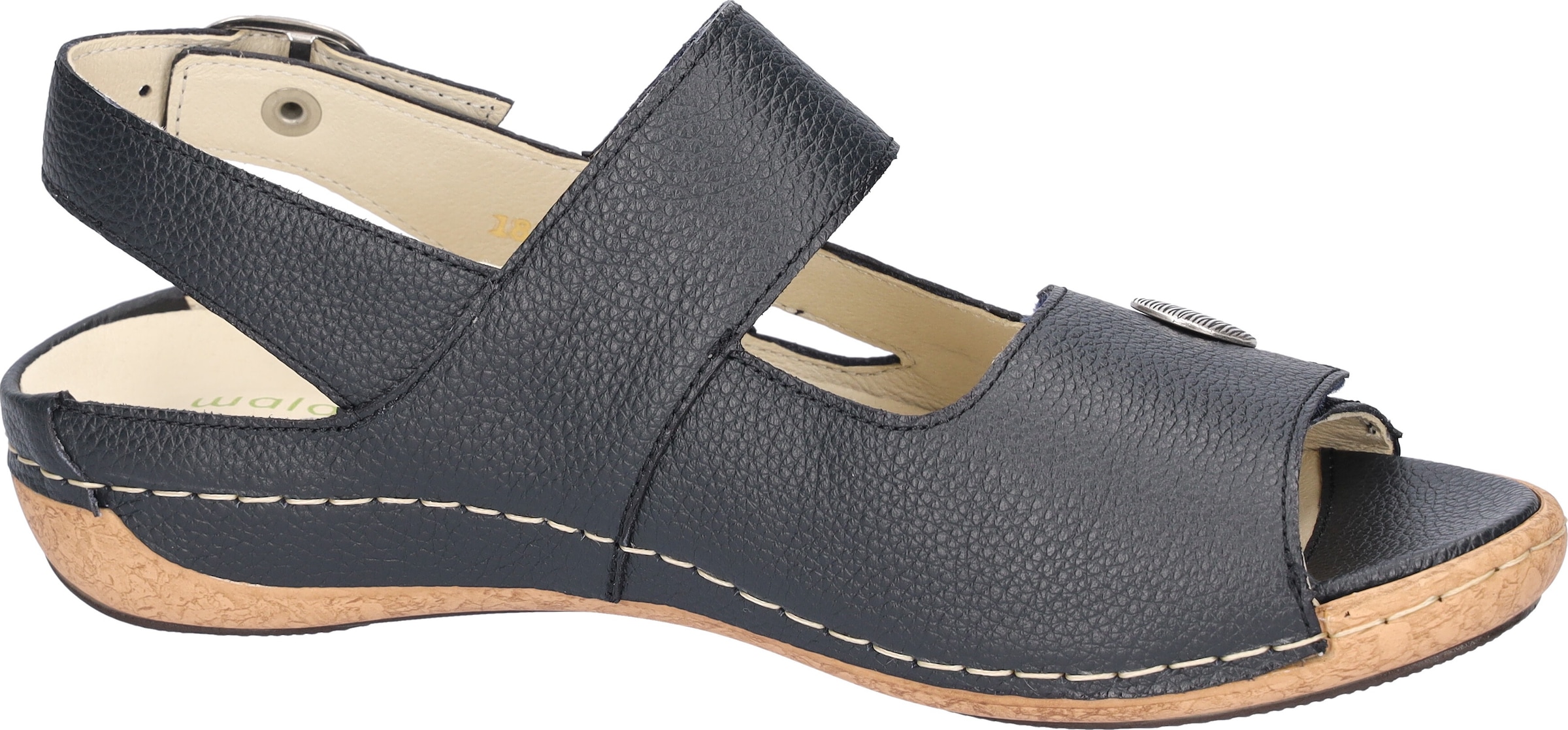 Waldläufer Sandale »HELIETT«, Sommerschuh, Sandalette, Keilabsatz, mit Klettverschlüssen, H-Weite