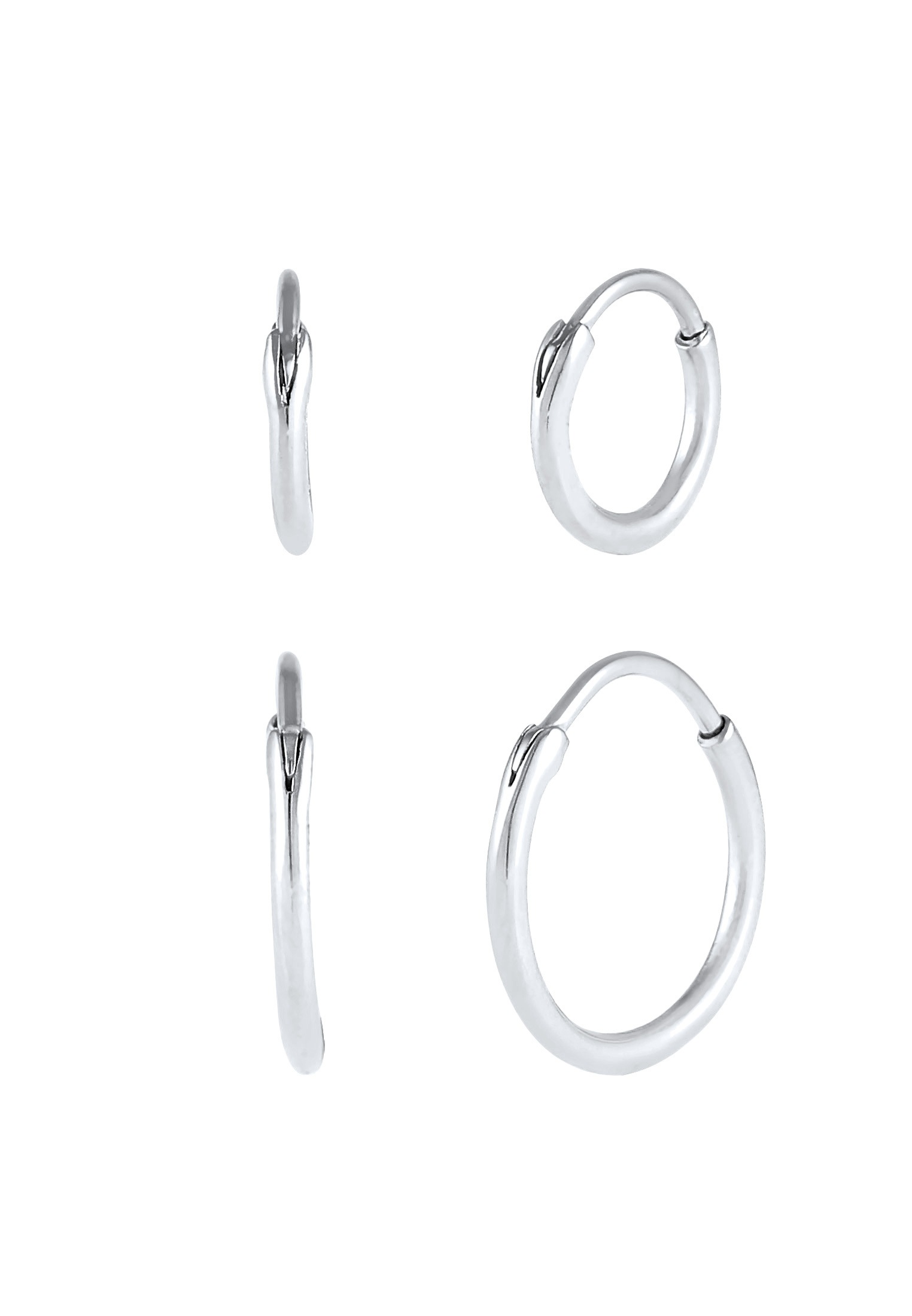 Elli Ohrstecker-Set »Ohrringe Creolen 2er Set 925 Sterling Silber«