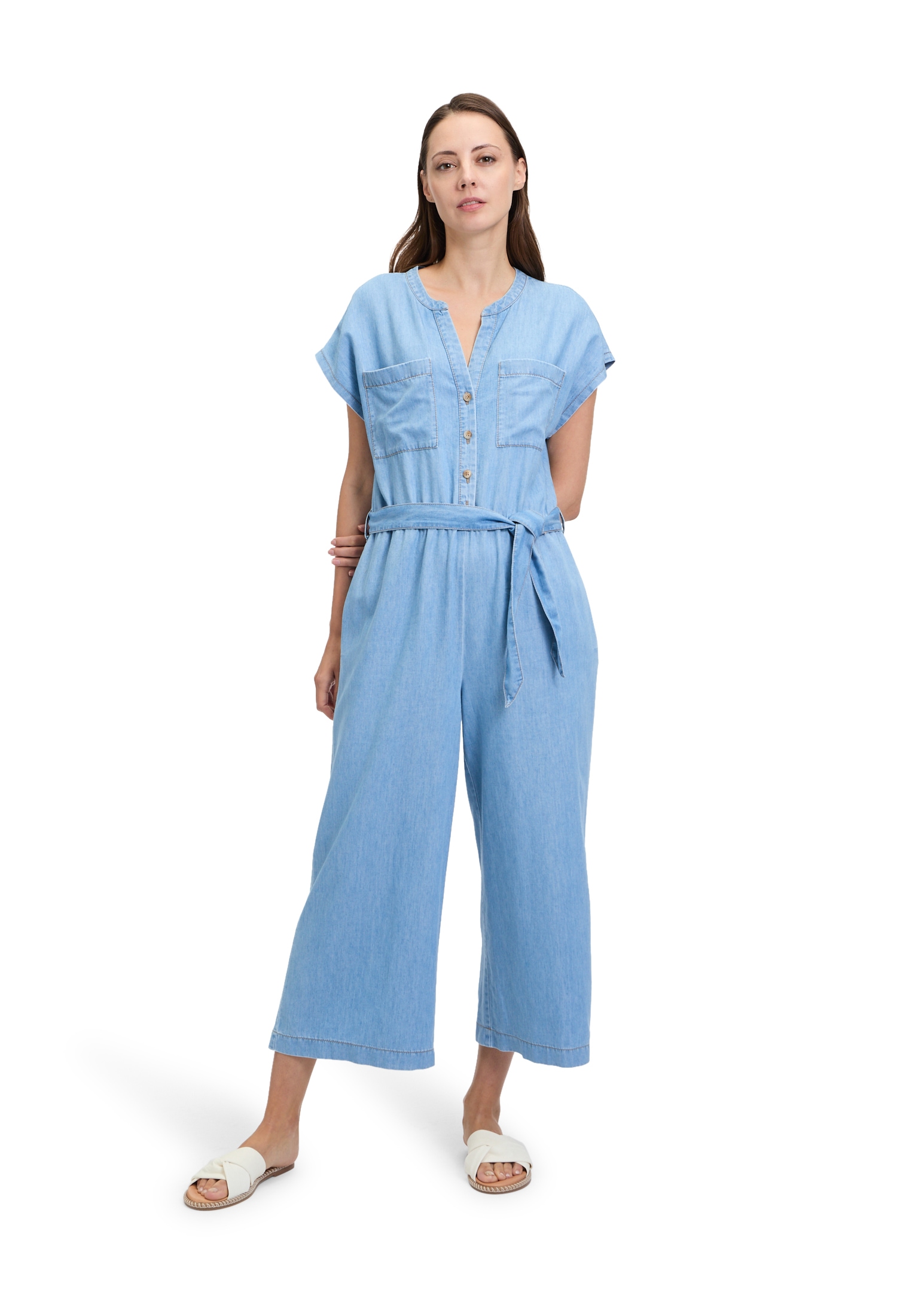 Betty&Co Jumpsuit »Jumpsuit mit aufgesetzten Taschen«