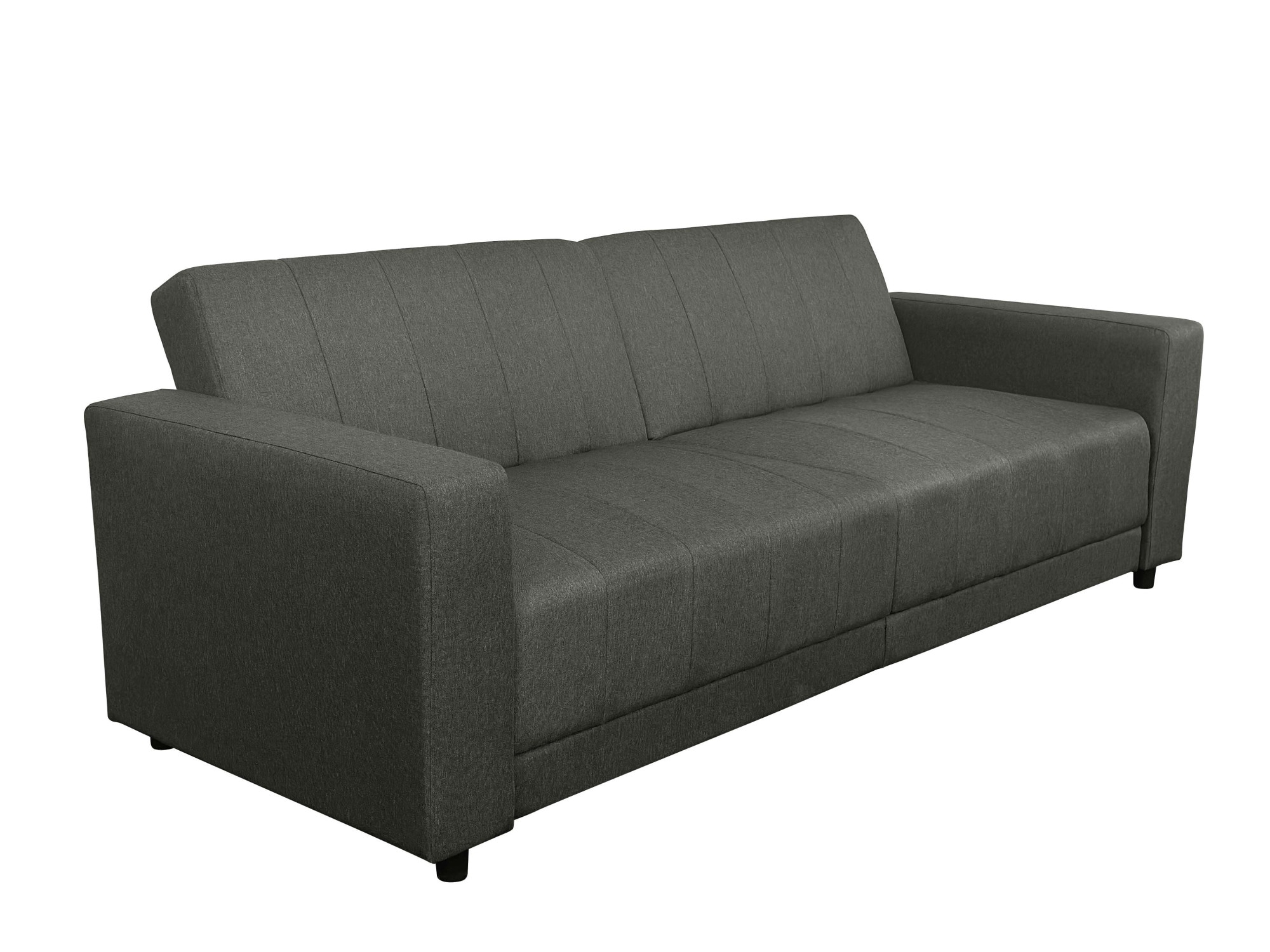 Dorel Home 3-Sitzer »Allie II Schlafsofa 225 cm«, Bett-Funktion (108/190cm), Rückenlehne 2-teilig, mit Steppung