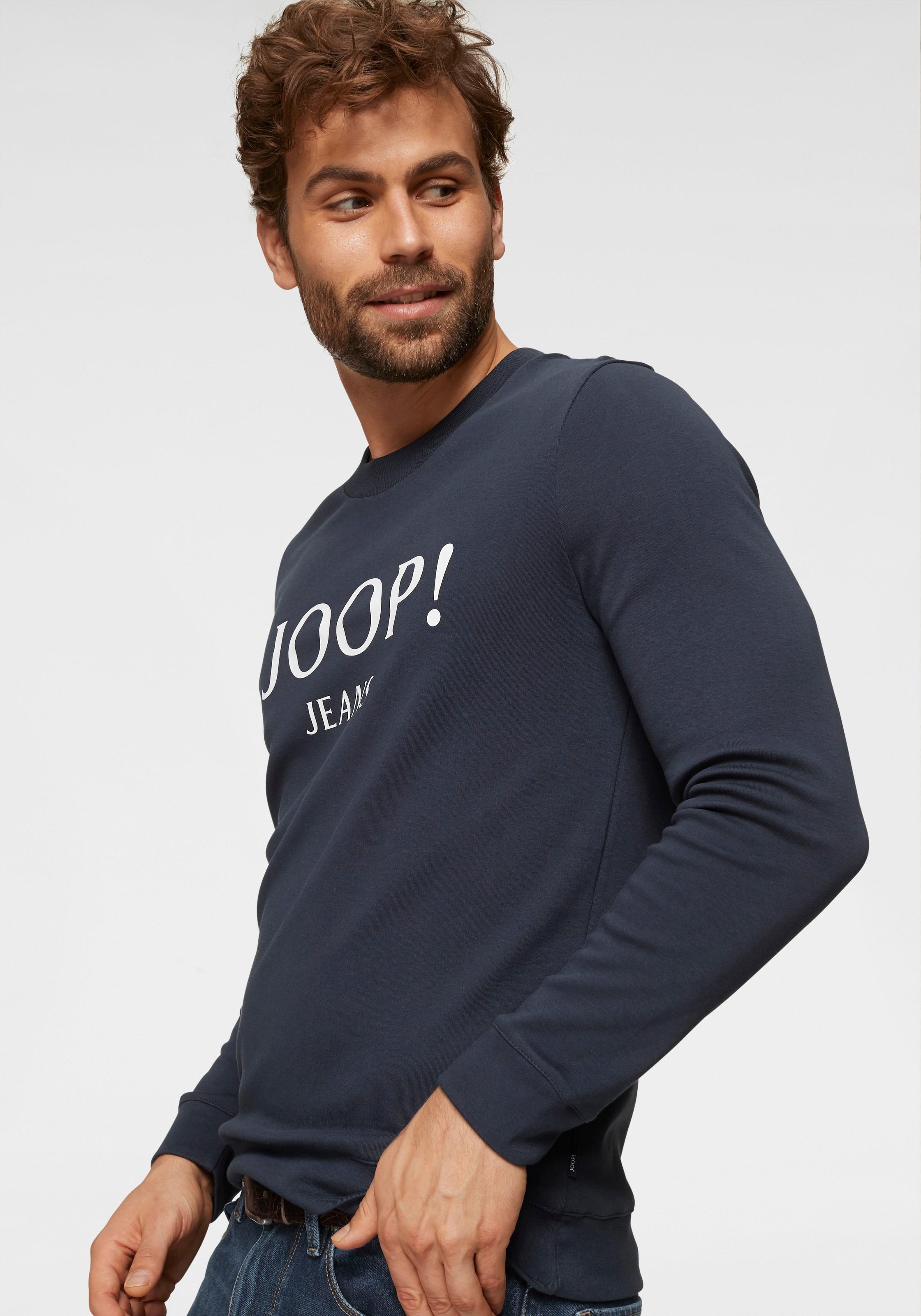 Joop Jeans Sweatshirt »MODERN FIT - Alfred«, mit plakativem Logodruck