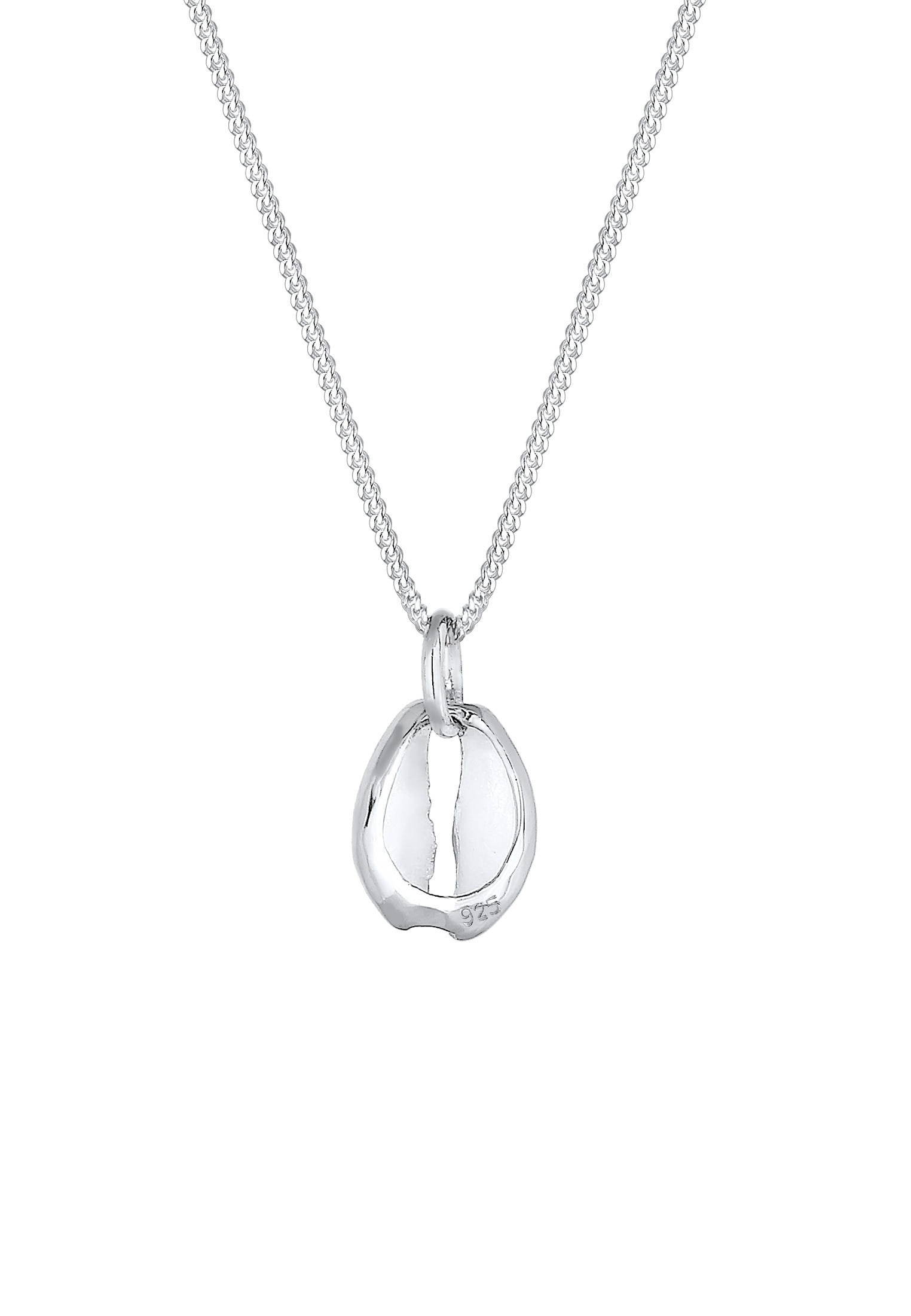 Elli Kette mit Anhänger »Halskette Anhänger Muschel 925 Sterling Silber vergoldet«