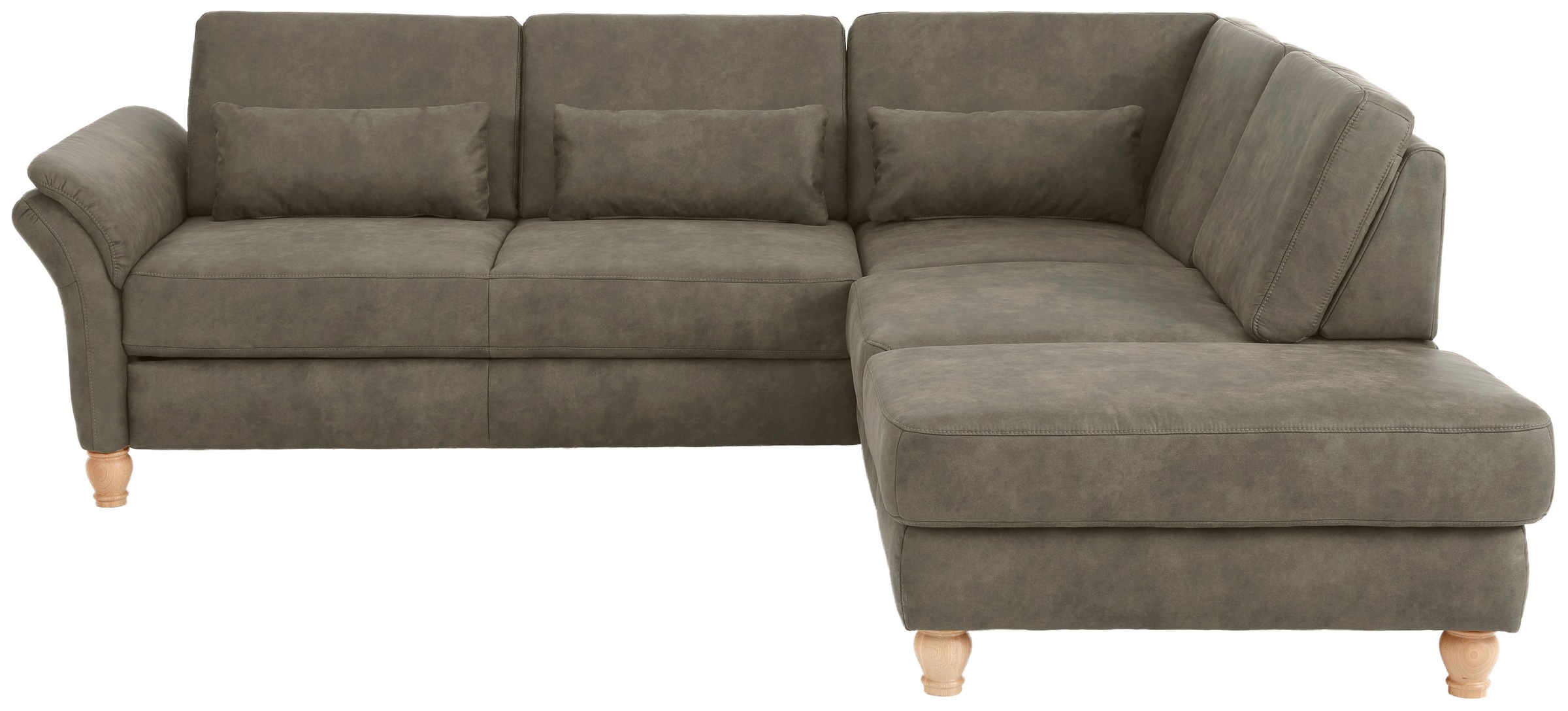 Home affaire Ecksofa »Palace L-Form«, incl. Sitztiefenverstellung, wahlweise mit Bettfunktion und Stauraum
