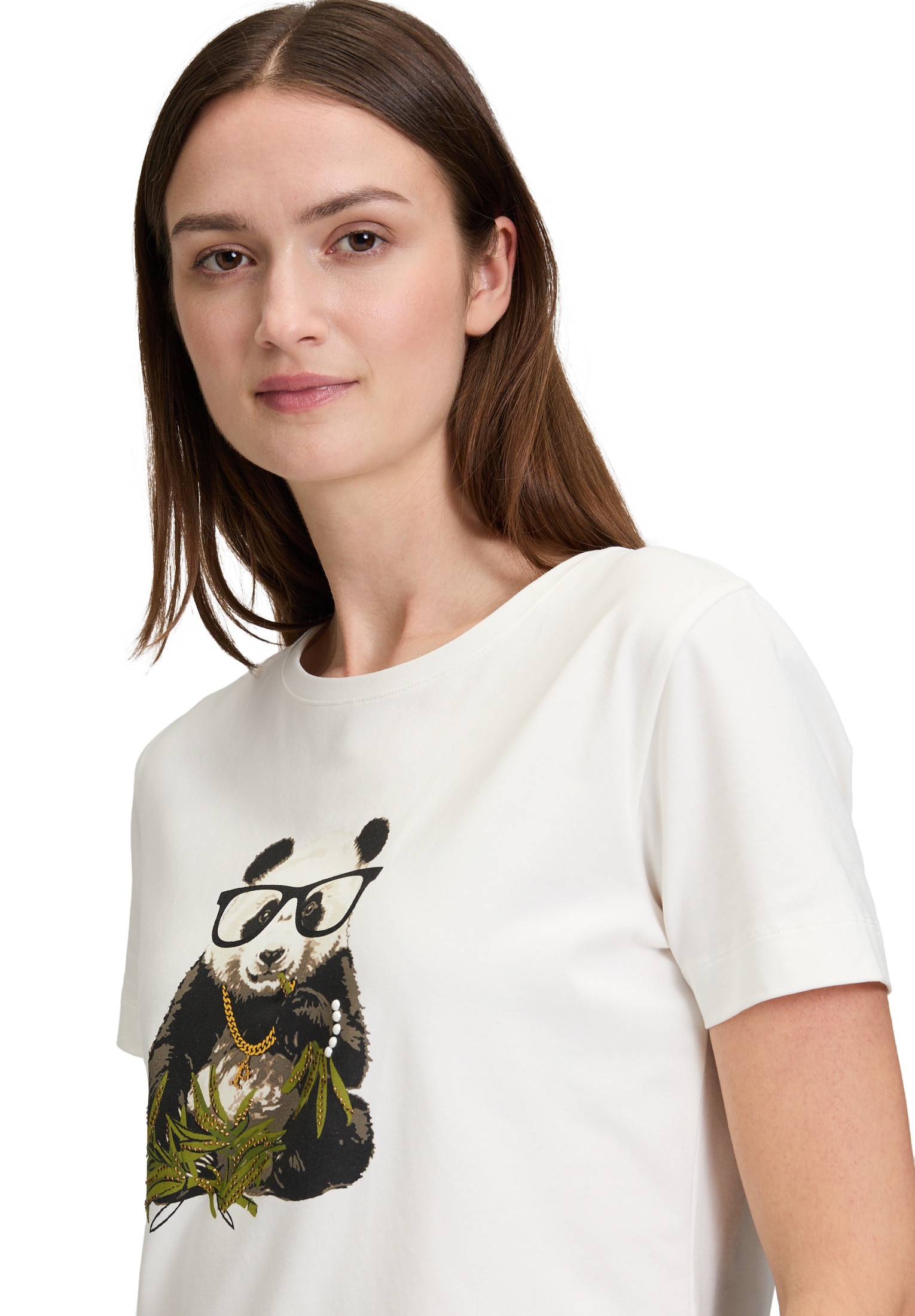 Betty&Co Rundhalsshirt »Casual-Shirt mit Print«