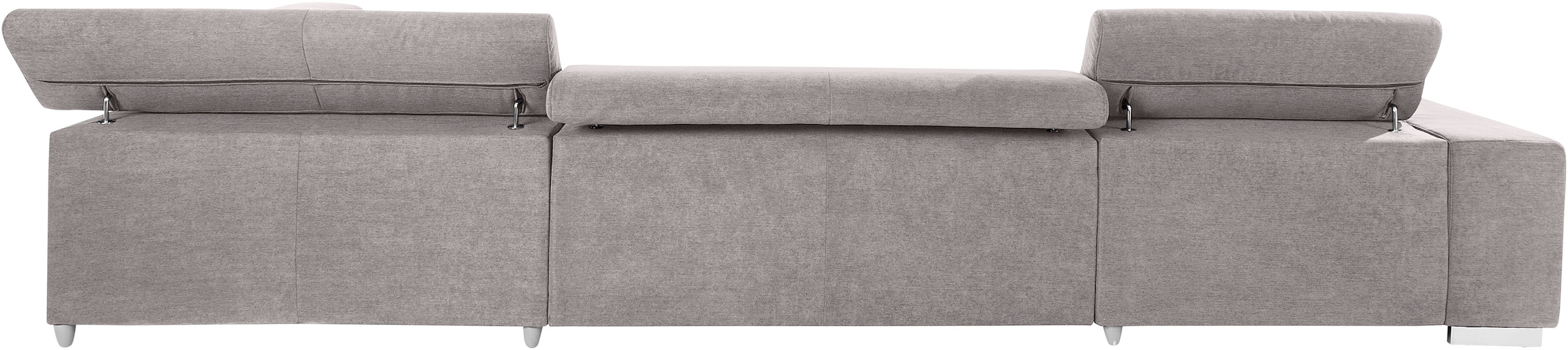 COTTA Wohnlandschaft »Orion U-Form« mit Kopfteilverstellung & 6 Nierenkissen