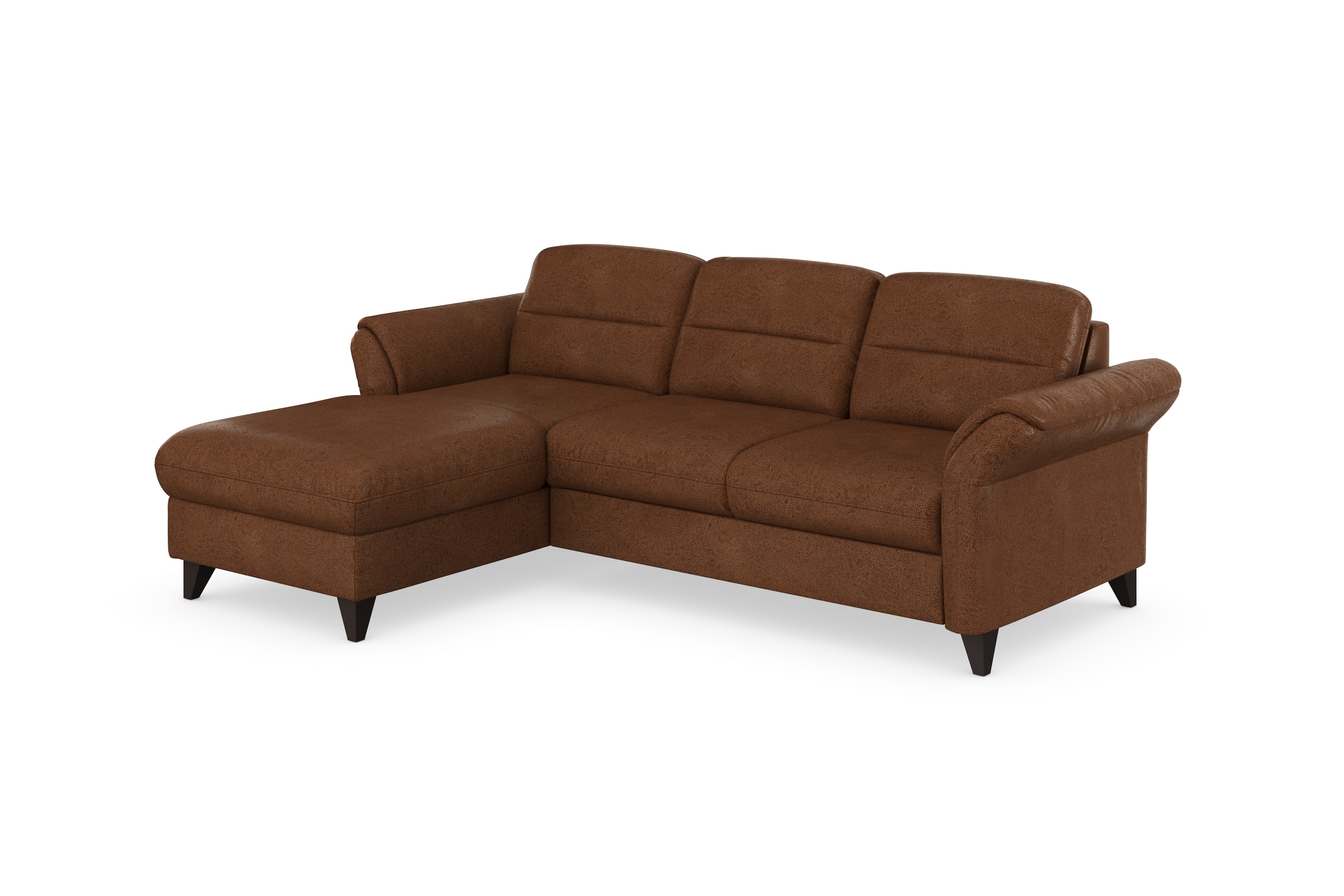 sit&more Ecksofa »Mellum L-Form« Federkern, wahlweise mit Bettfunktion, Bettkasten und Armteilfunktion