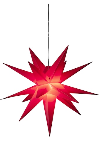 KONSTSMIDE LED Stern Â»Weihnachtsstern, 3-D Kunststoffstern, Weihnachtsdeko rot... kaufen