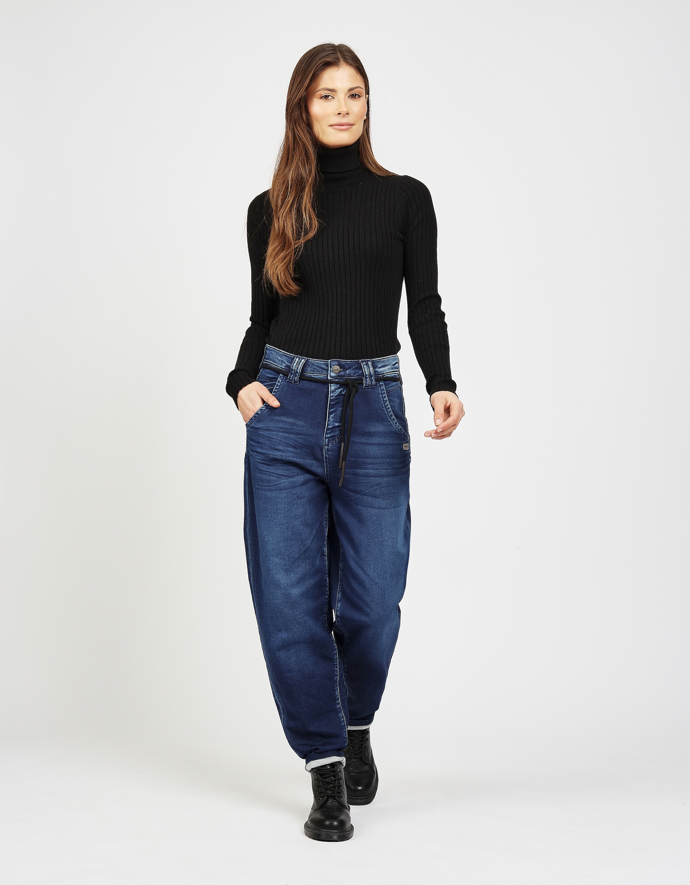GANG 5-Pocket-Jeans »94VIA JOGGER«, mit Kordel, Balloon Fit