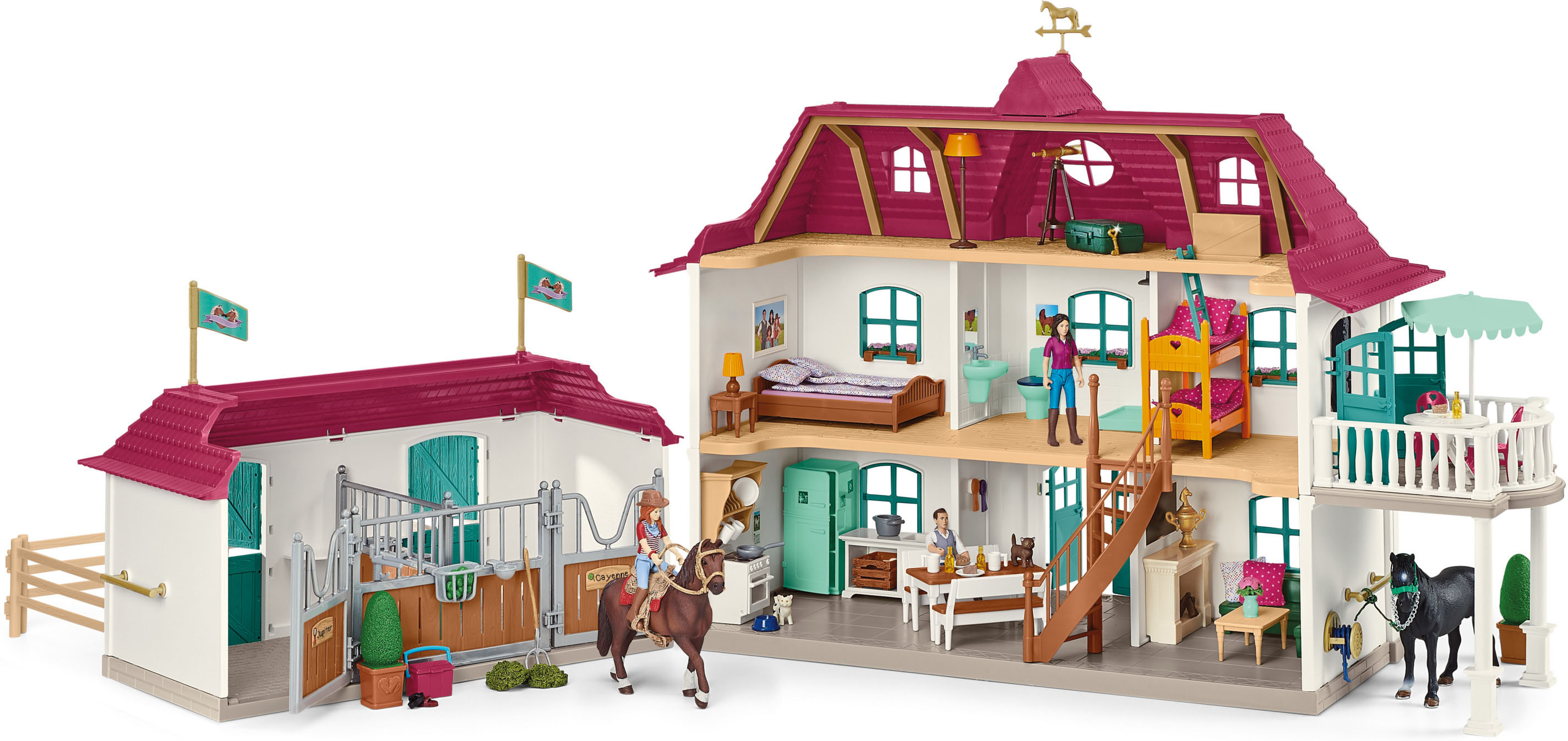 Spielwelt »HORSE CLUB, Lakeside Pferdehof (42551)«, Made in Europe