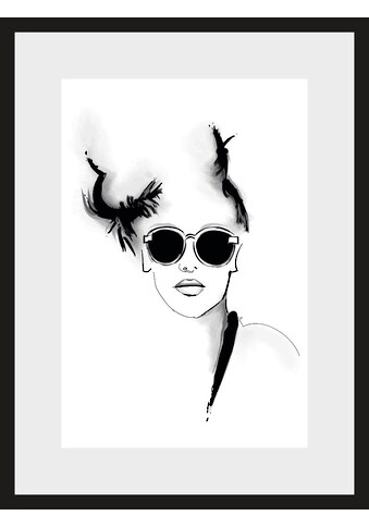 Leonique Bild »Skizze Sunglasses«, 30/40 cm, gerahmt kaufen