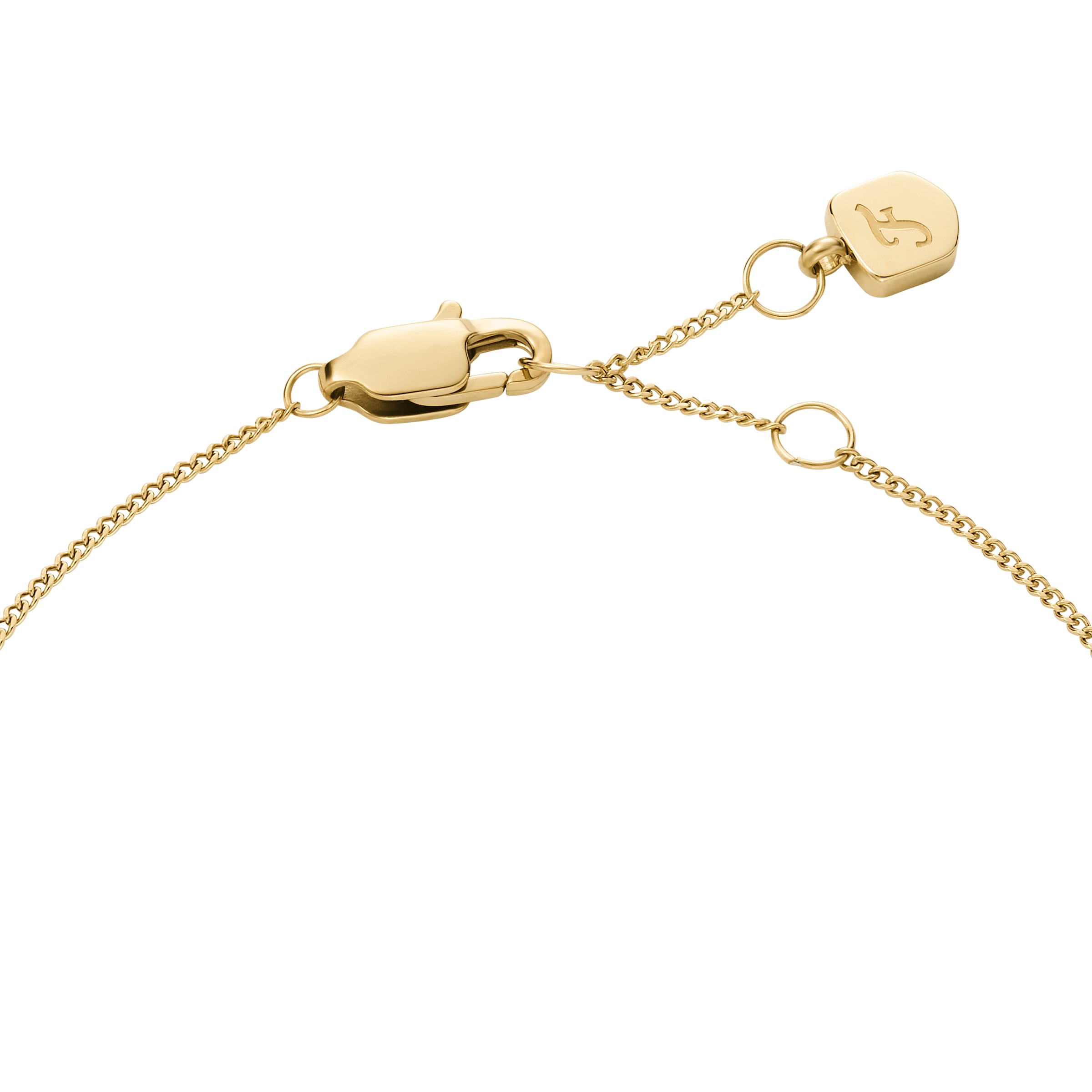 Fossil Armband »Schmuck Geschenk Edelstahl SUTTON Schmetterling« mit Glasstein