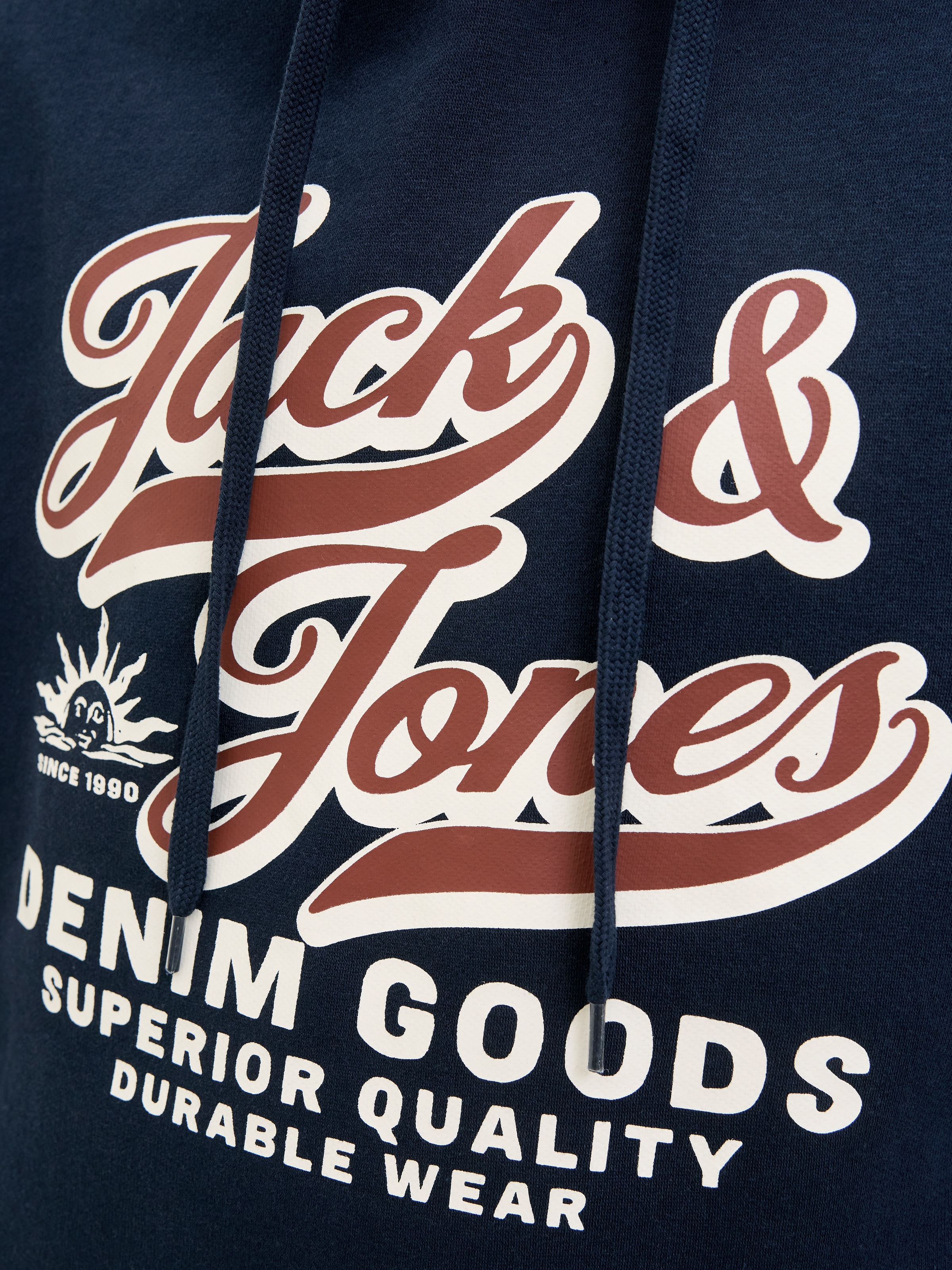 Jack & Jones Kapuzensweatshirt »JJELOGO SWEAT HOOD 2 COL 25/26 NOOS« mit stylischem Print