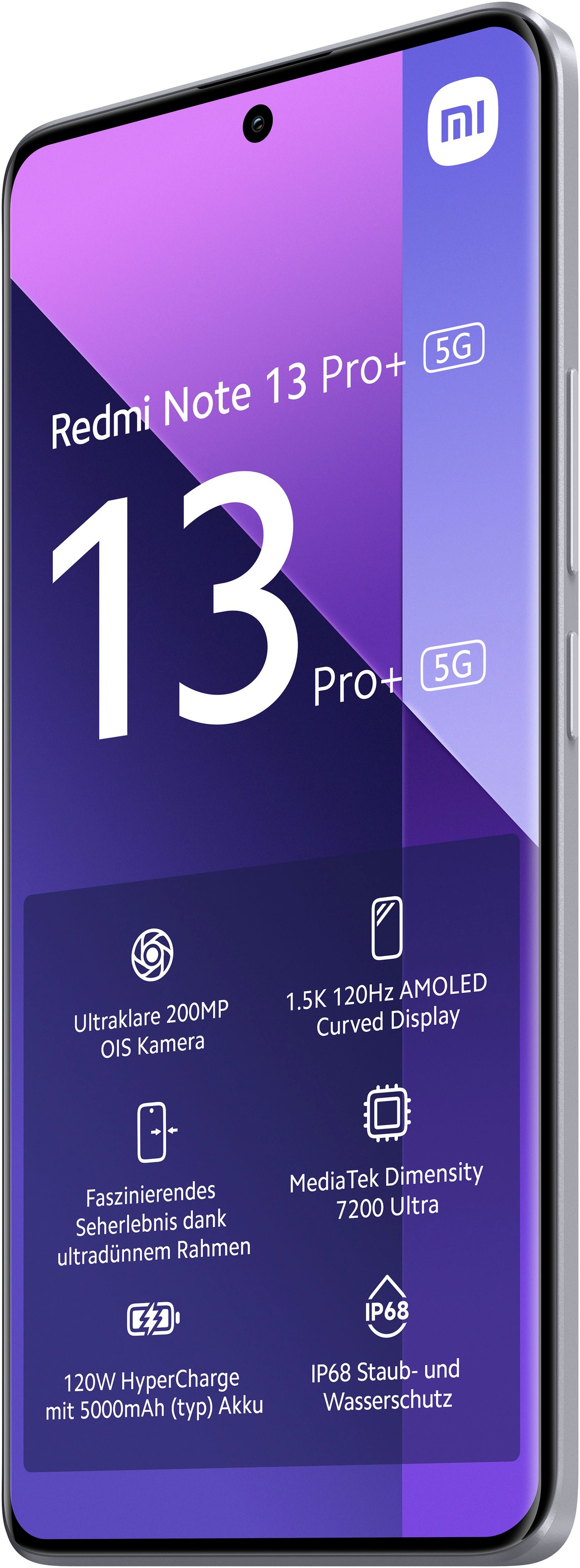 Xiaomi Smartphone »Redmi Note 13 Pro+ 5G 12+512GB« Aurora Purple in lila