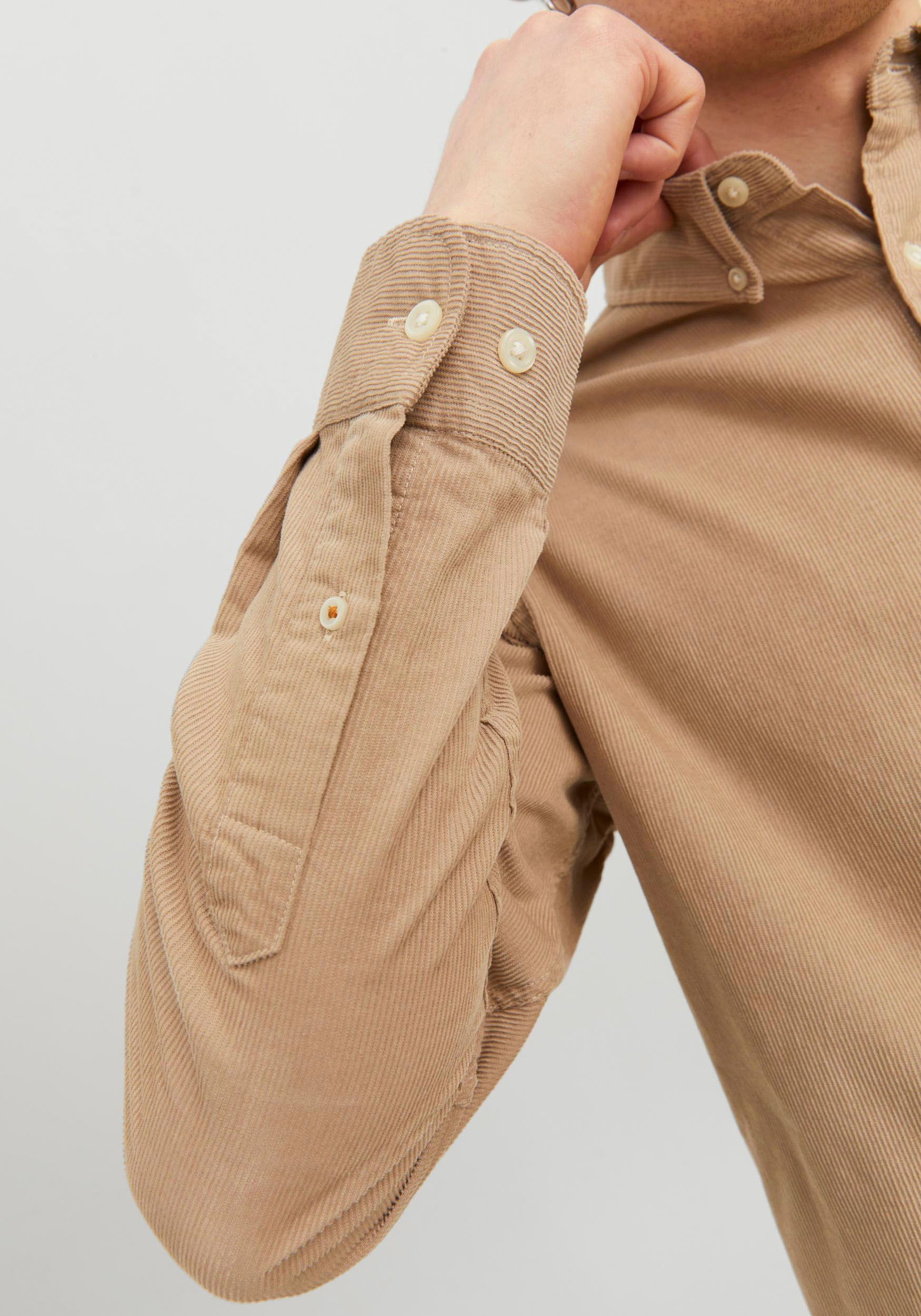 Jack & Jones Langarmhemd »JJECLASSIC CORD SHIRT LS SN«, aus Cord