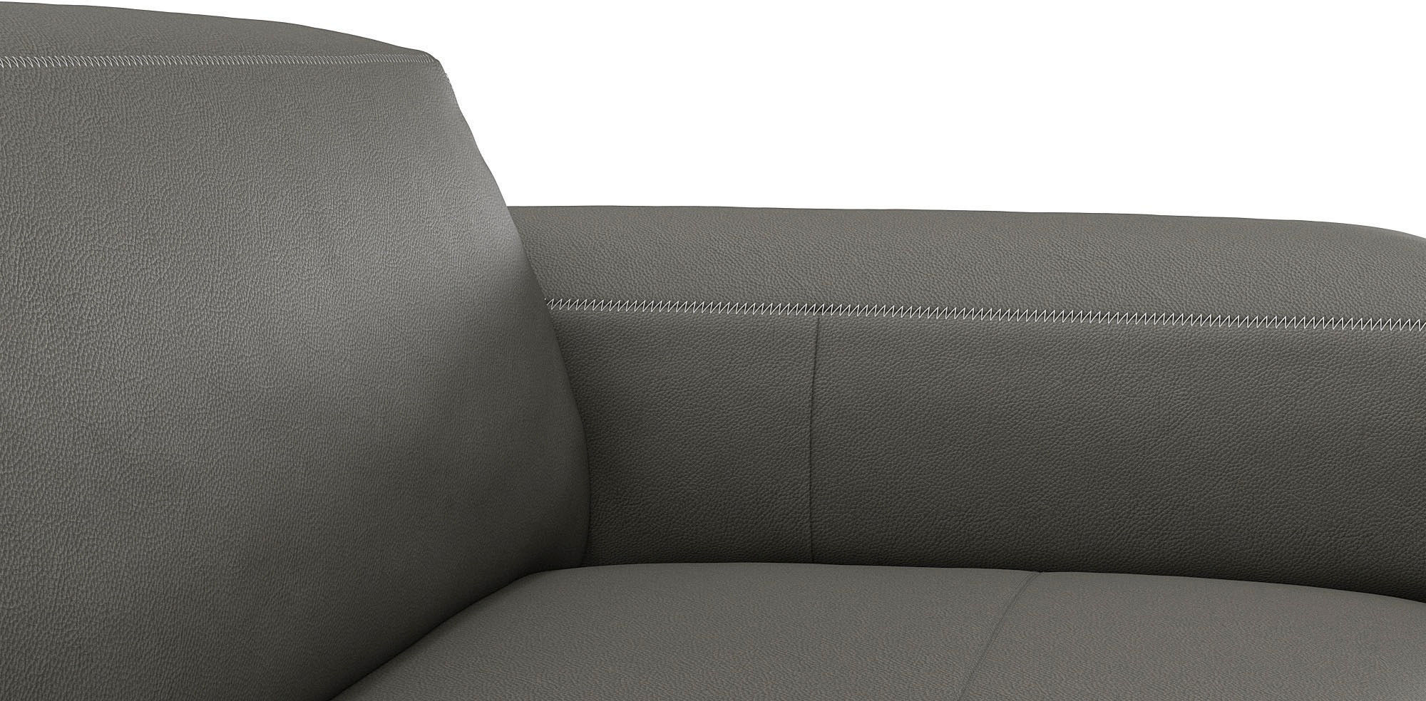 FLEXLUX Ecksofa »Lucera Chaislongue rechts oder links, L-Form, bequem«, modern & anschmiegsam, Kaltschaum, Stahl-Wellenunterfederung