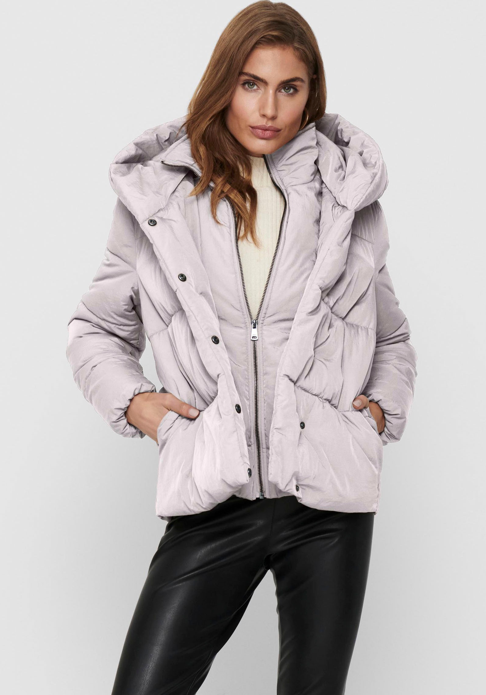 Only Steppjacke »ONLSYDNEY SARA PUFFER JACKET«, mit großer Kapuze