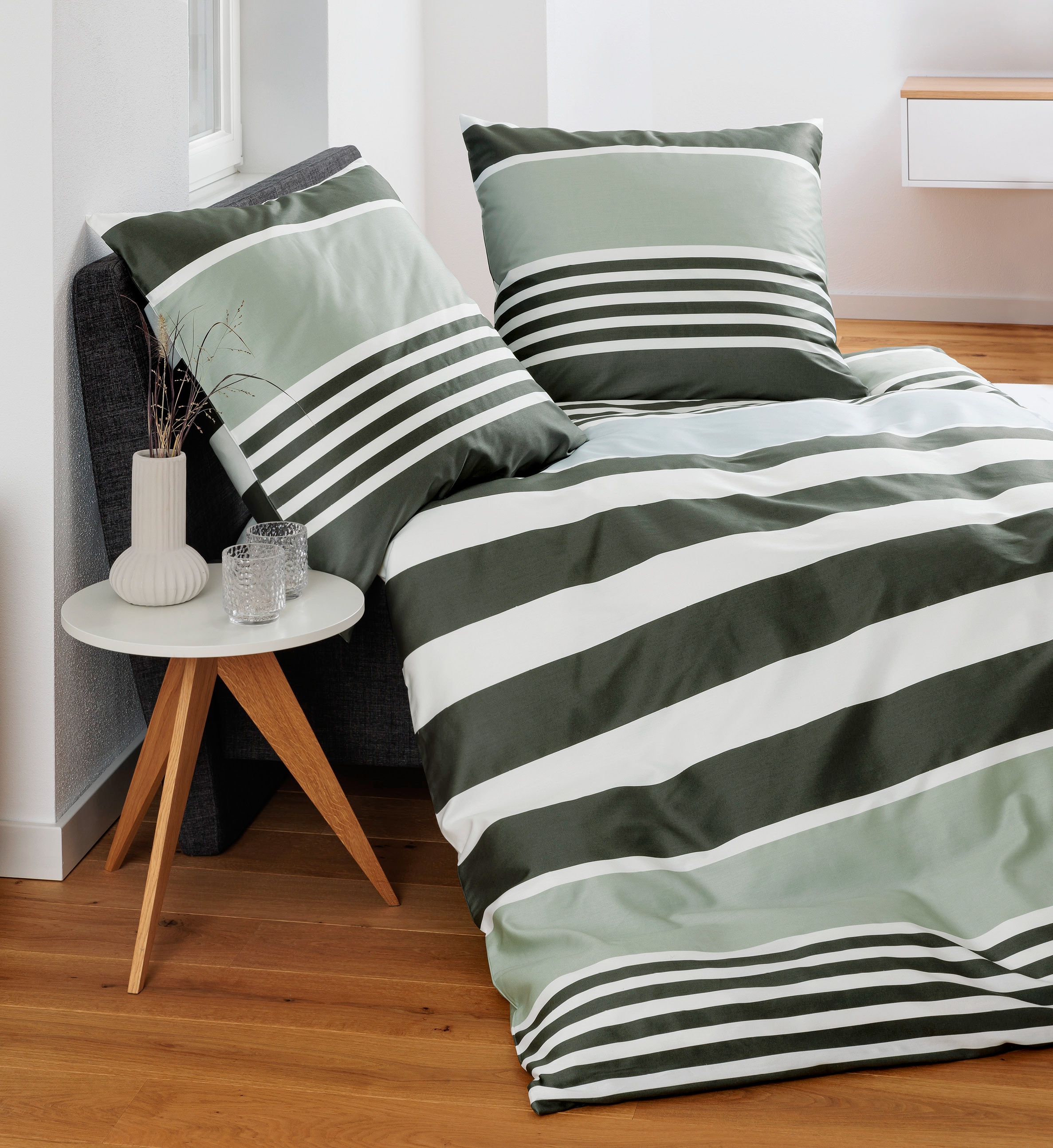 Janine Bettwäsche »J.D. 87108, Mako-Satin aus 100 % Baumwolle«