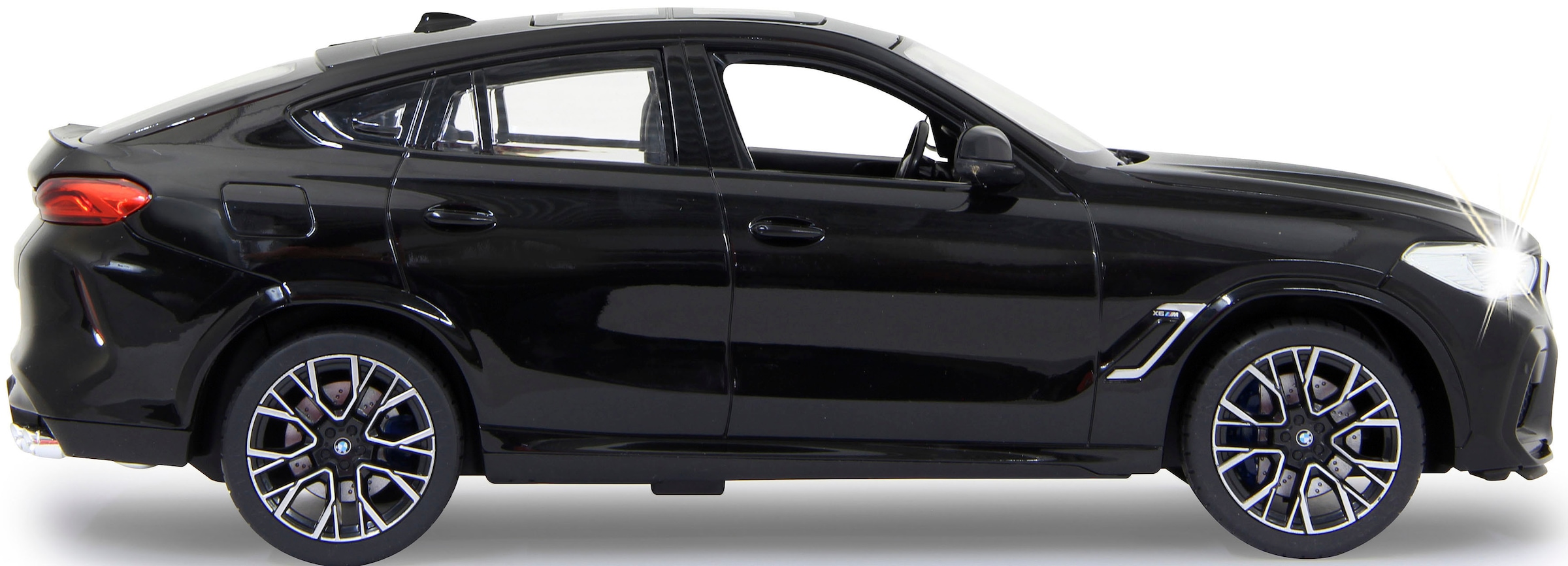 Jamara RC-Auto »Deluxe Cars, BMW X6 M 1:14, schwarz - 2,4 GHz«, mit LED-Lichtern