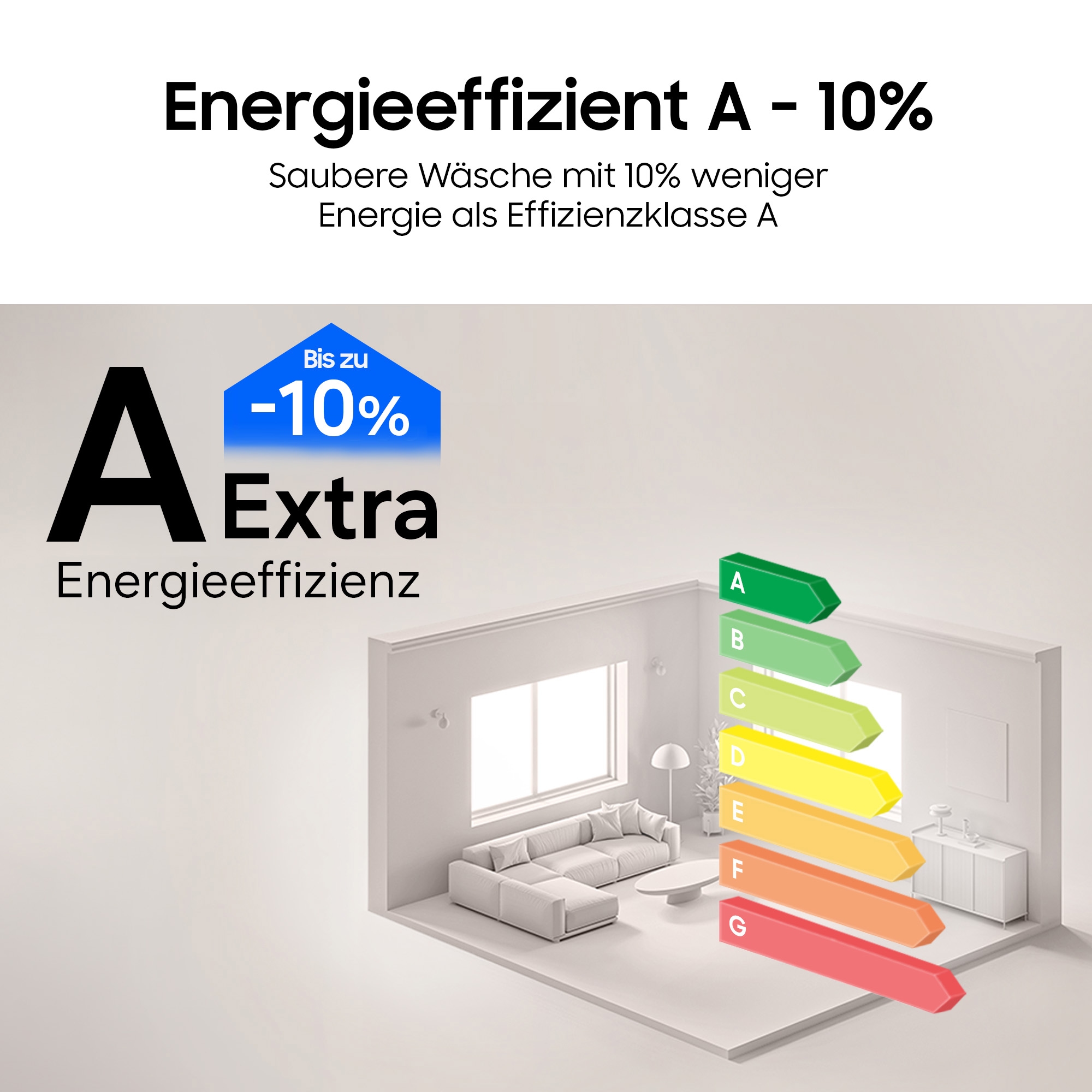 Samsung Waschmaschine WW5000C »WW9A-10W« 9 kg 1400 U/min