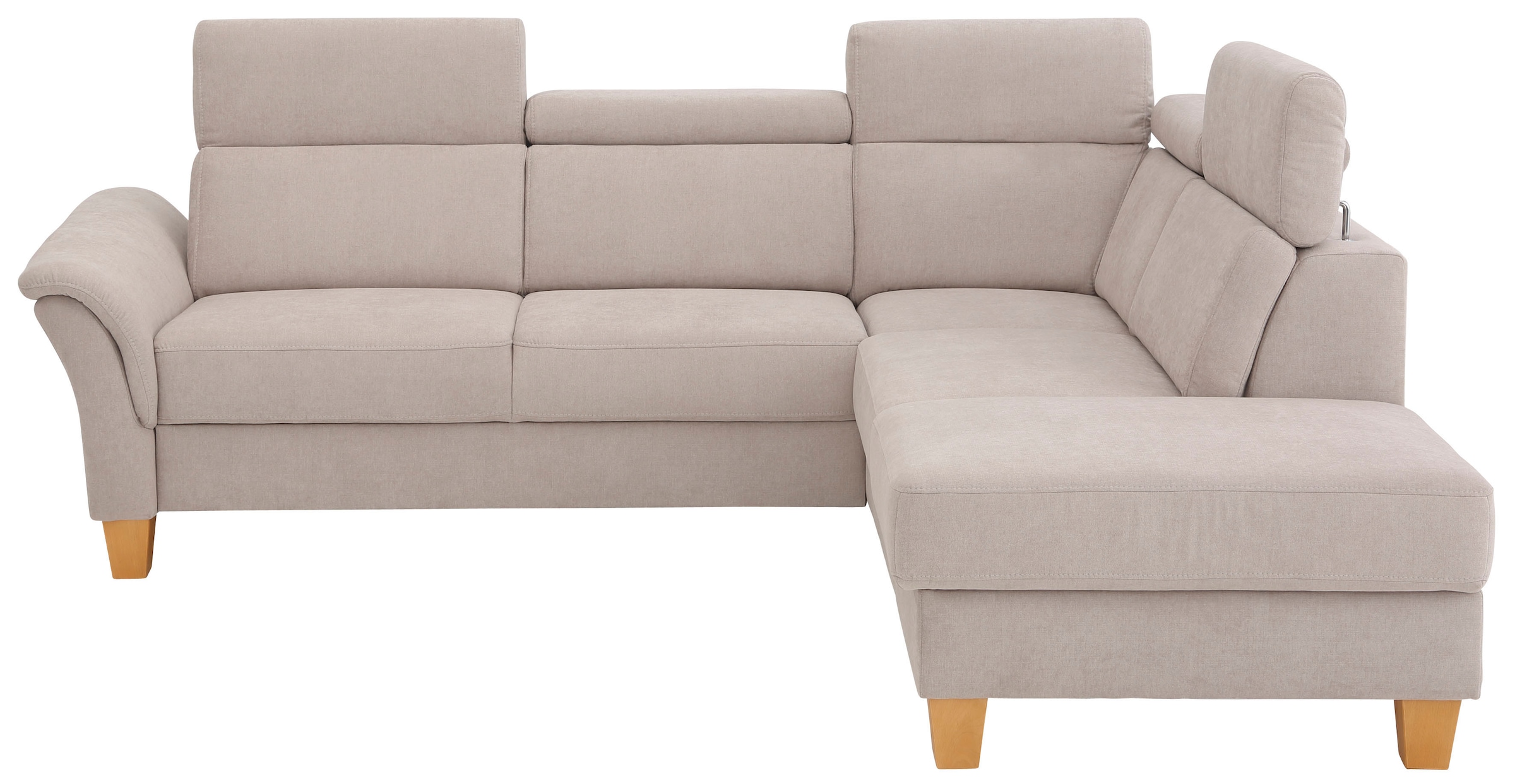 Home affaire Ecksofa »Conville L-Form« Federkern, wahlweise mit Bettfunktion und Bettkasten bzw. Stauraum