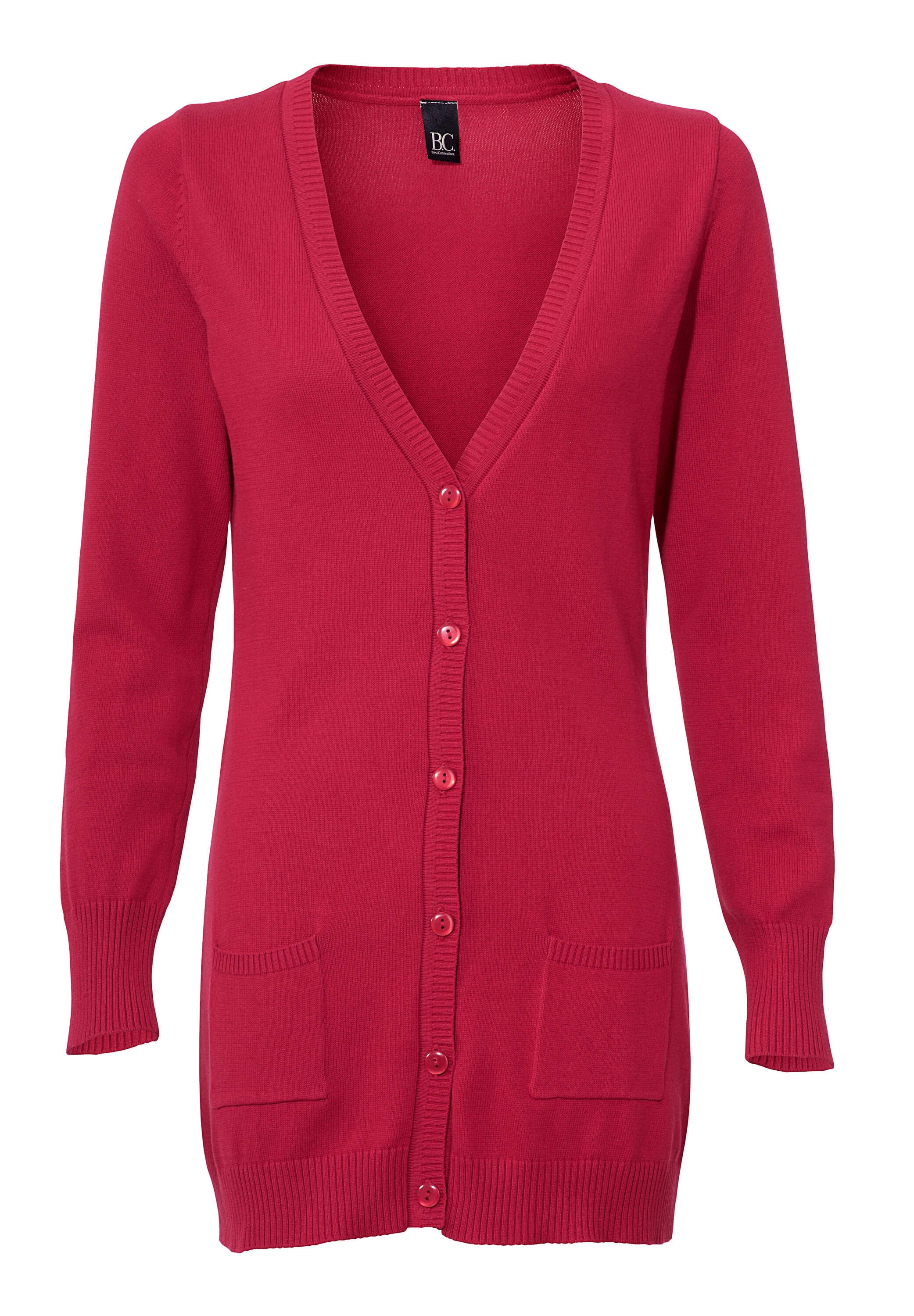 heine Strickjacke »Feinstrickjacke Feinstrickjacke mit Taschen«