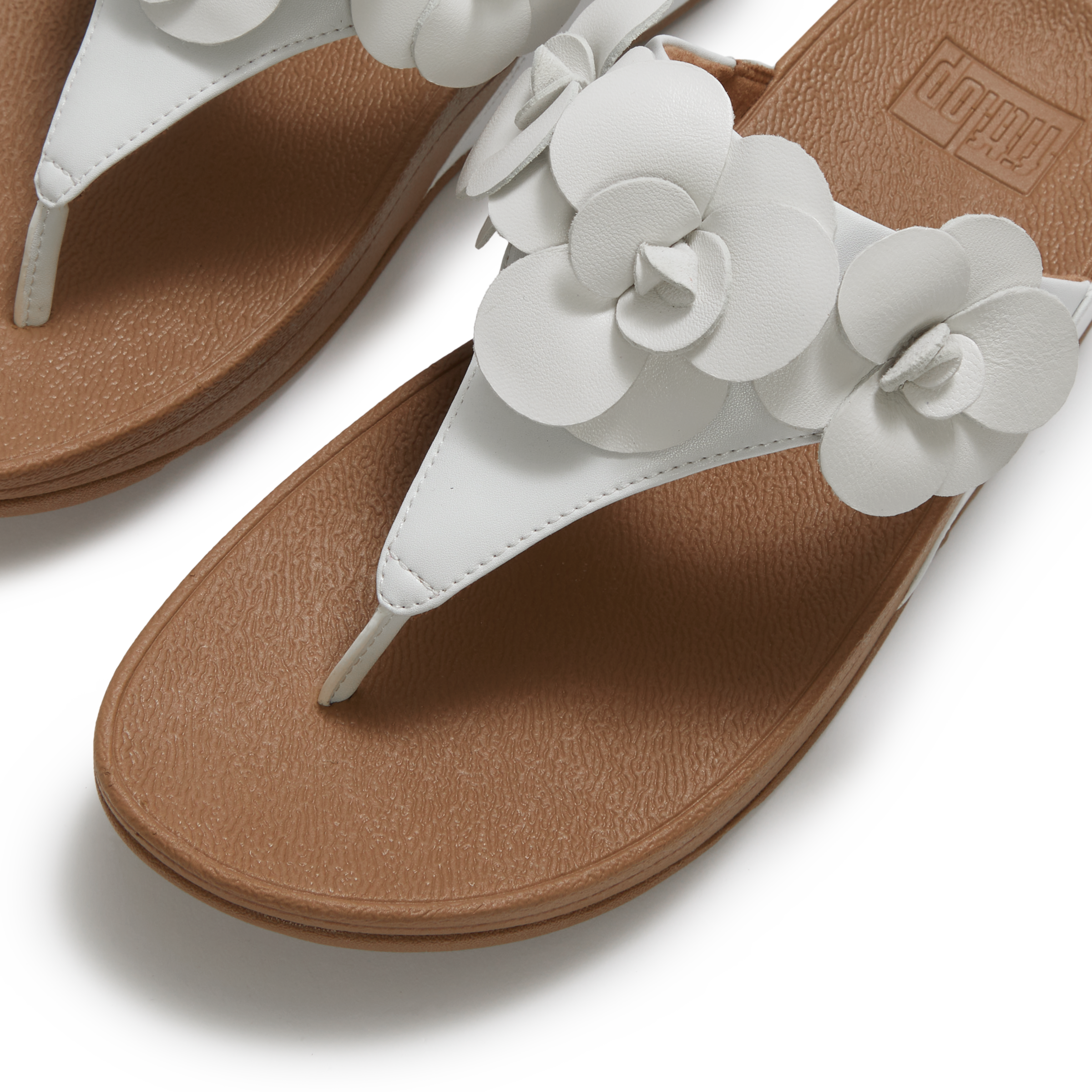 Fitflop Dianette »LULU FLOWER TOE-POST SANDALS«  Keilabsatz, Zehentrenner, Sommerschuh mit modischer Blütenverzierung