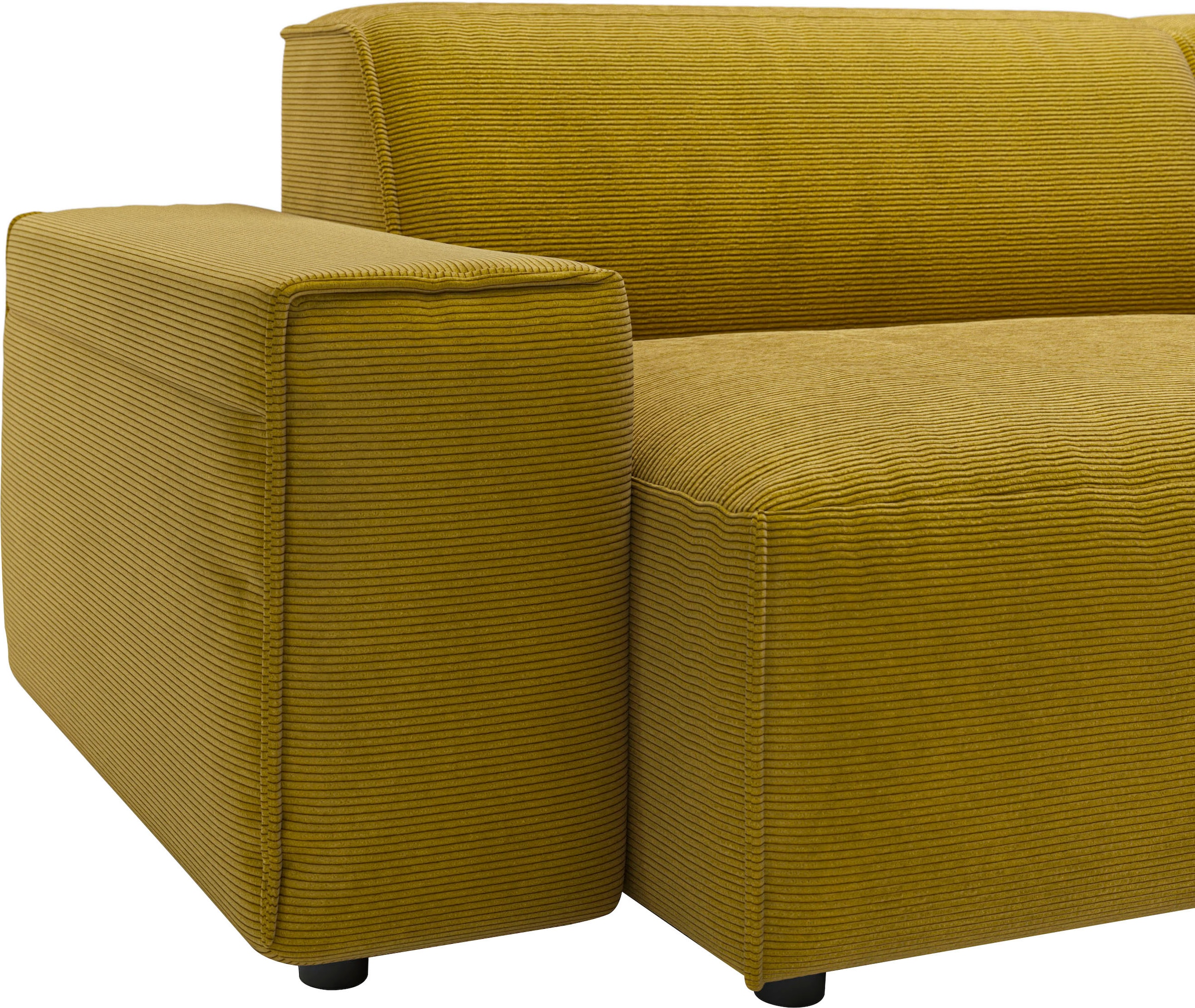andas Ecksofa »Glimminge L-Form  auch in Breitcord, Feincord + Easy care-Bezug,« Breite 234,  Zierkissen