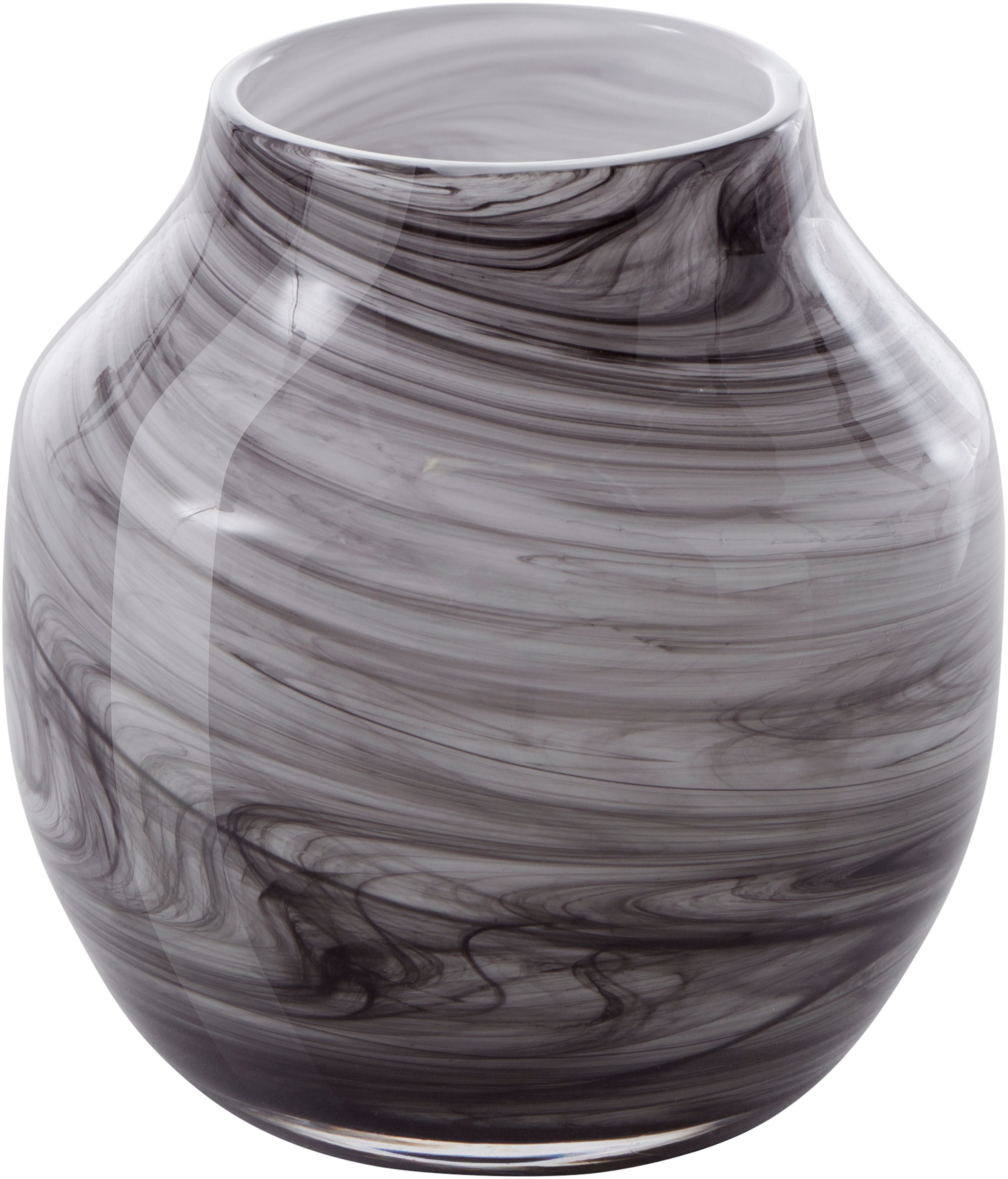 Guido Maria Kretschmer Home&Living Tischvase »Ostende«, (1 St.), aus Glas, in Marmoroptik