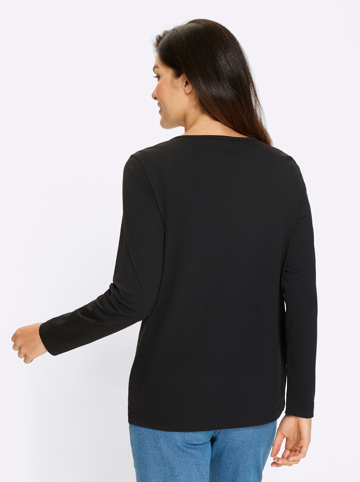 Classic Basics Langarmshirt »Rundhals-Shirt« 1 Stk.